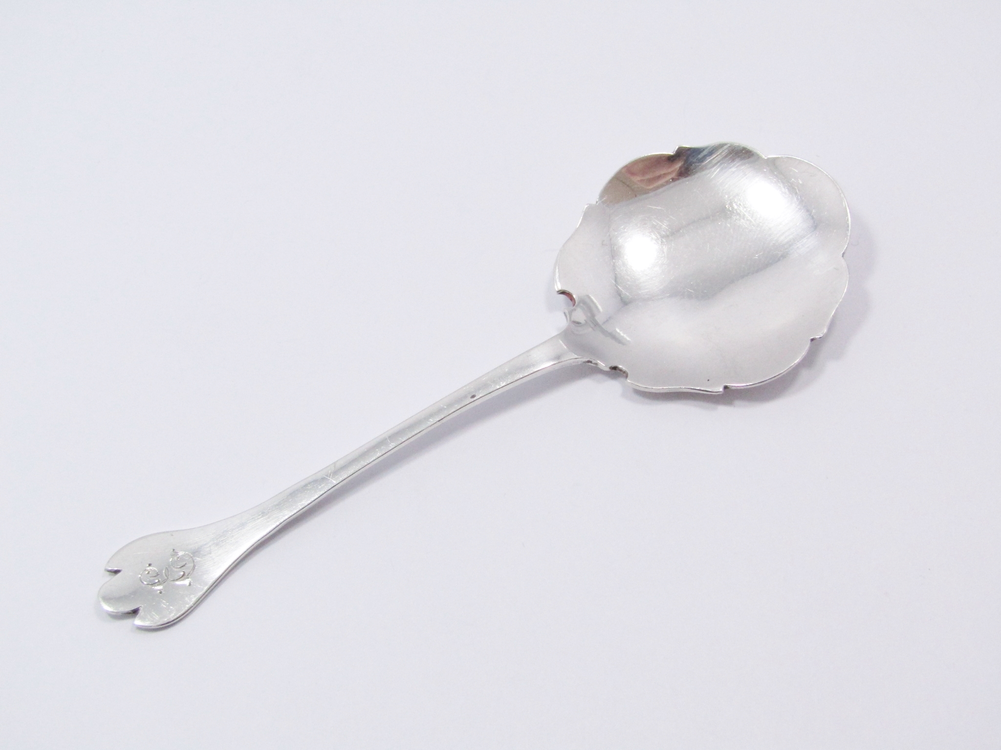 Antique (c1919) Silver Hallmarked Sugar / Condiment Spoon