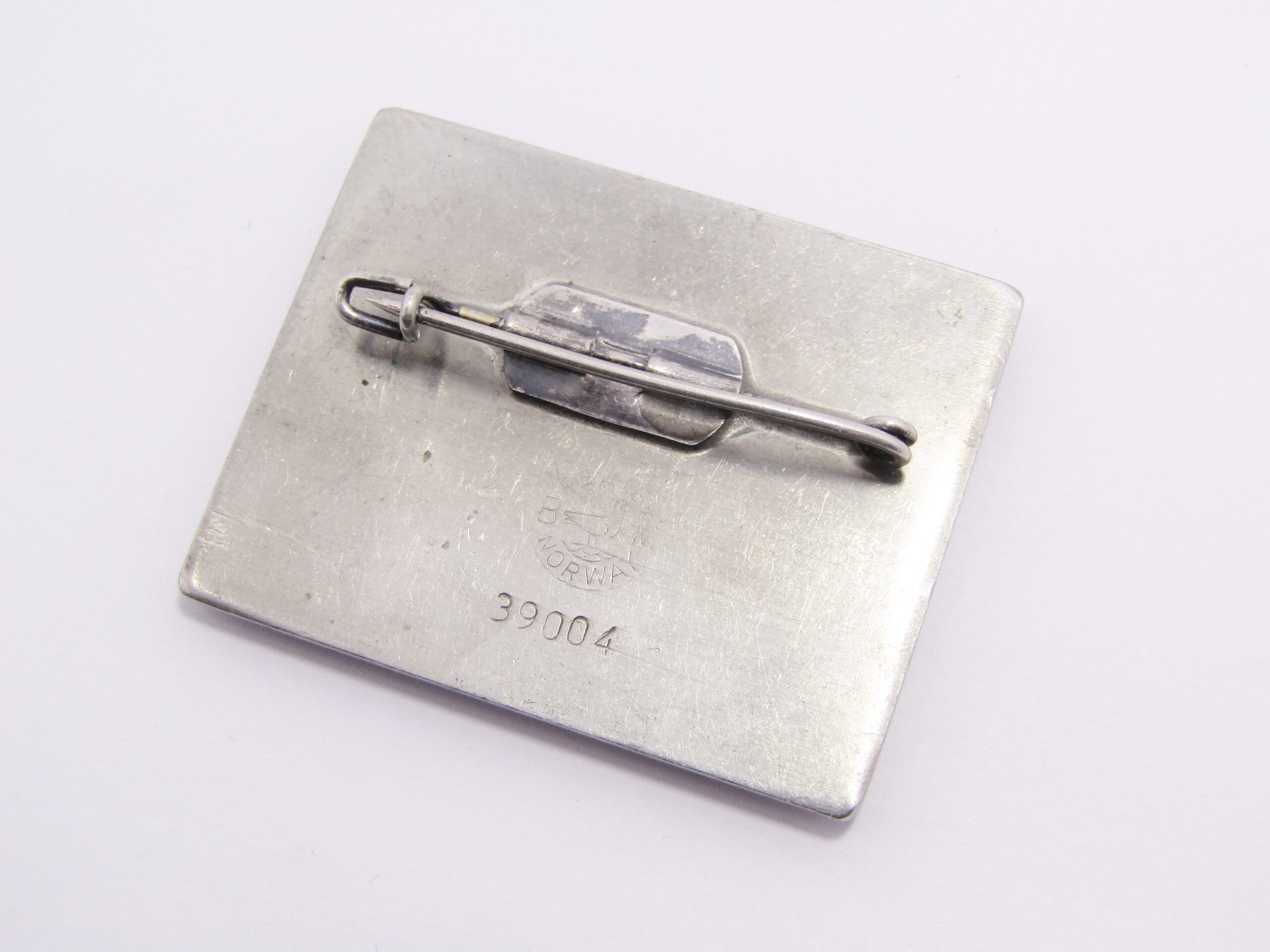 Norway "Bodrene Mylius" Modernist Pewter Brooch