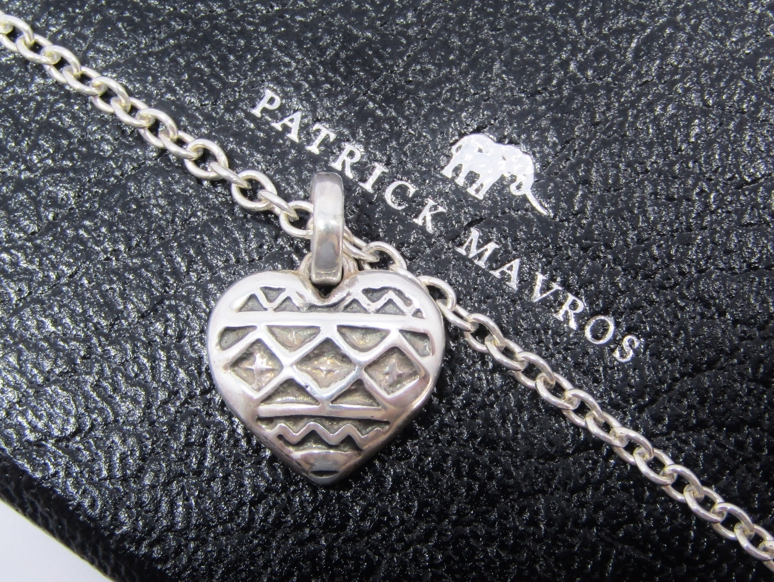 Stunning! Patrick Mavros “Heart of Africa” Pendant with Chain