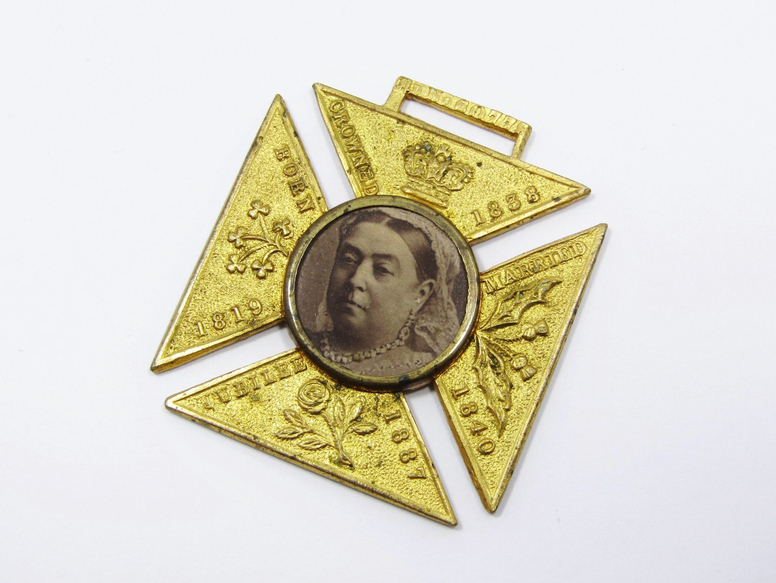 Antique (c1887) Queen Victoria Golden Jubilee Medal