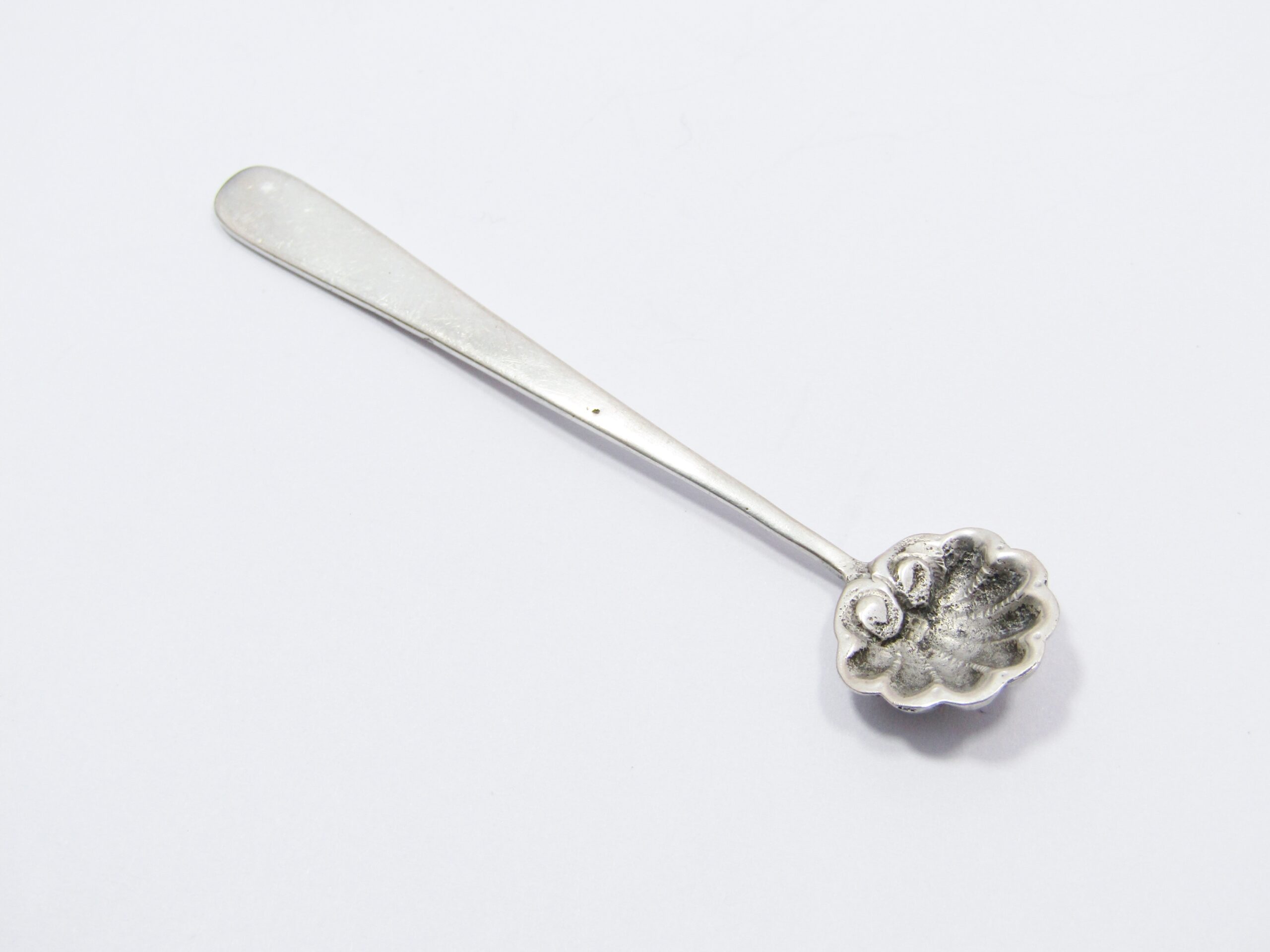 Antique Silver Condiment Spoon