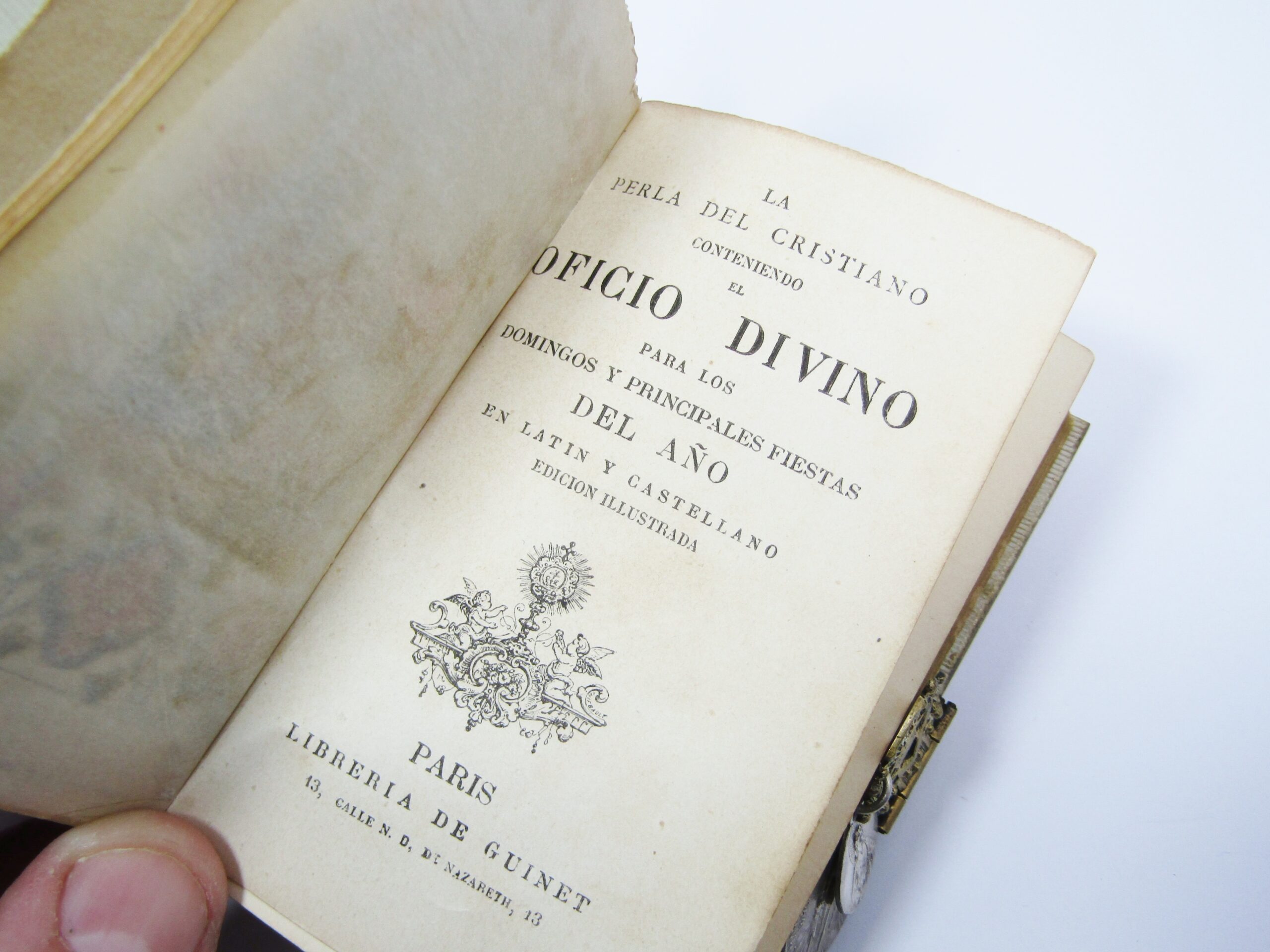 Antique (c1930) Catholic Prayer Book, in Spanish