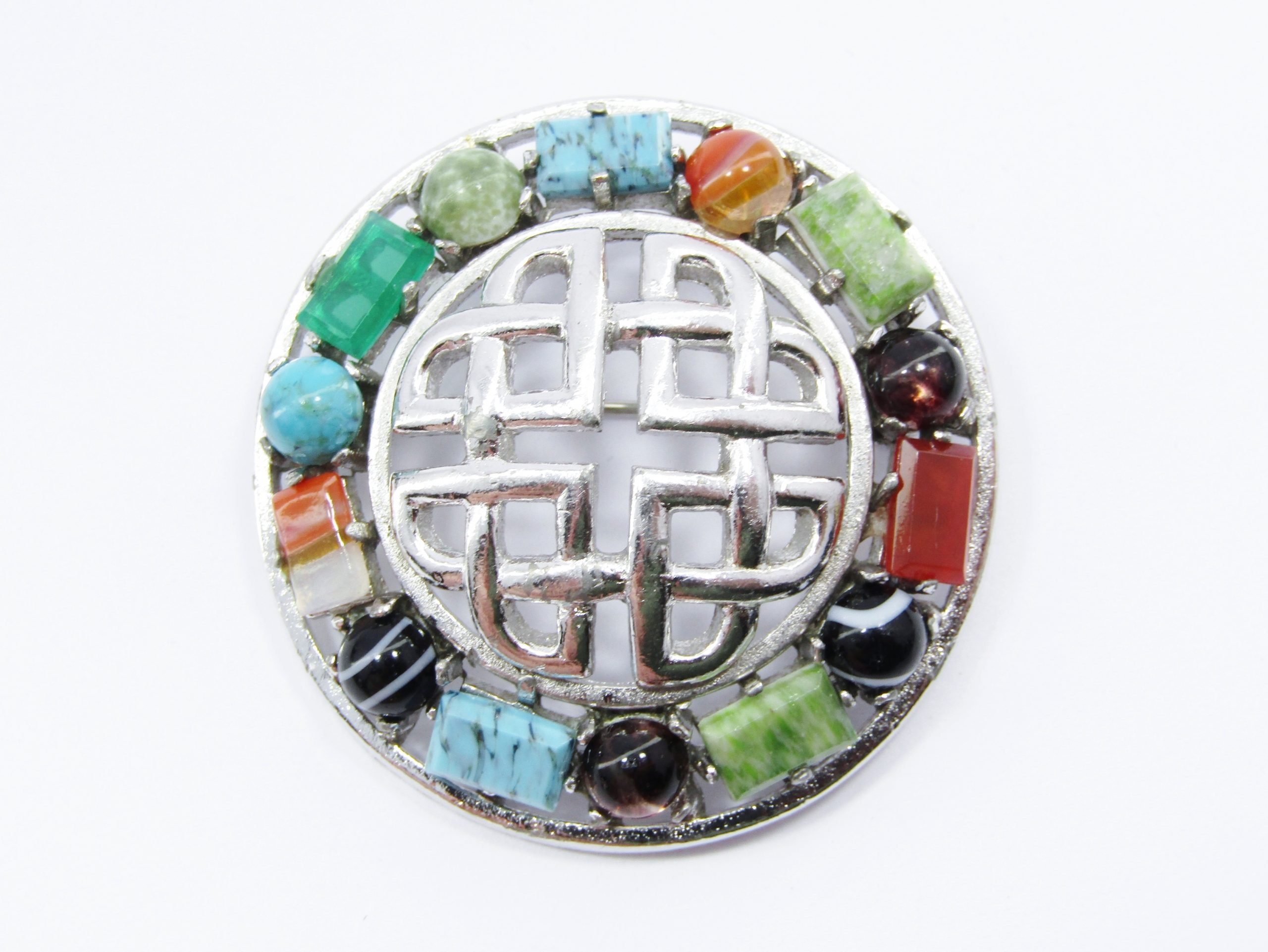 Vintage SPHINX Celtic-Style Costume Jewellery Brooch