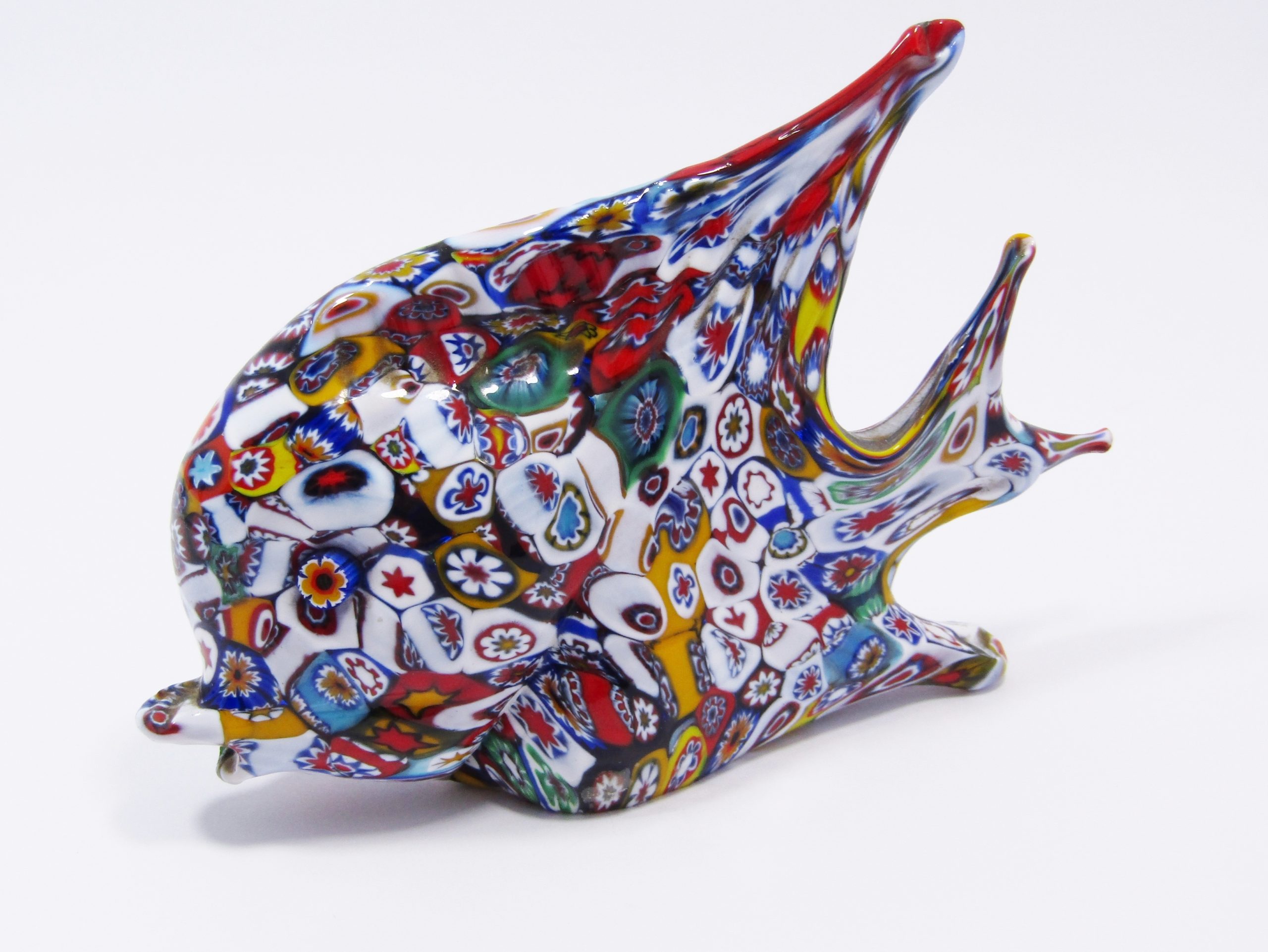 A Stunning Large Vintage Murano Millefiori Fish