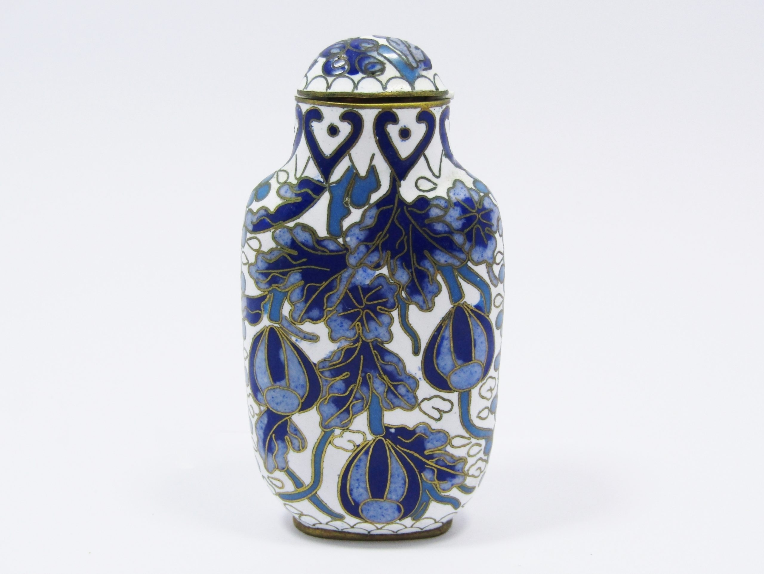 A Magnificent Antique Chinese Republican Period Cloisonne Snuff Bo