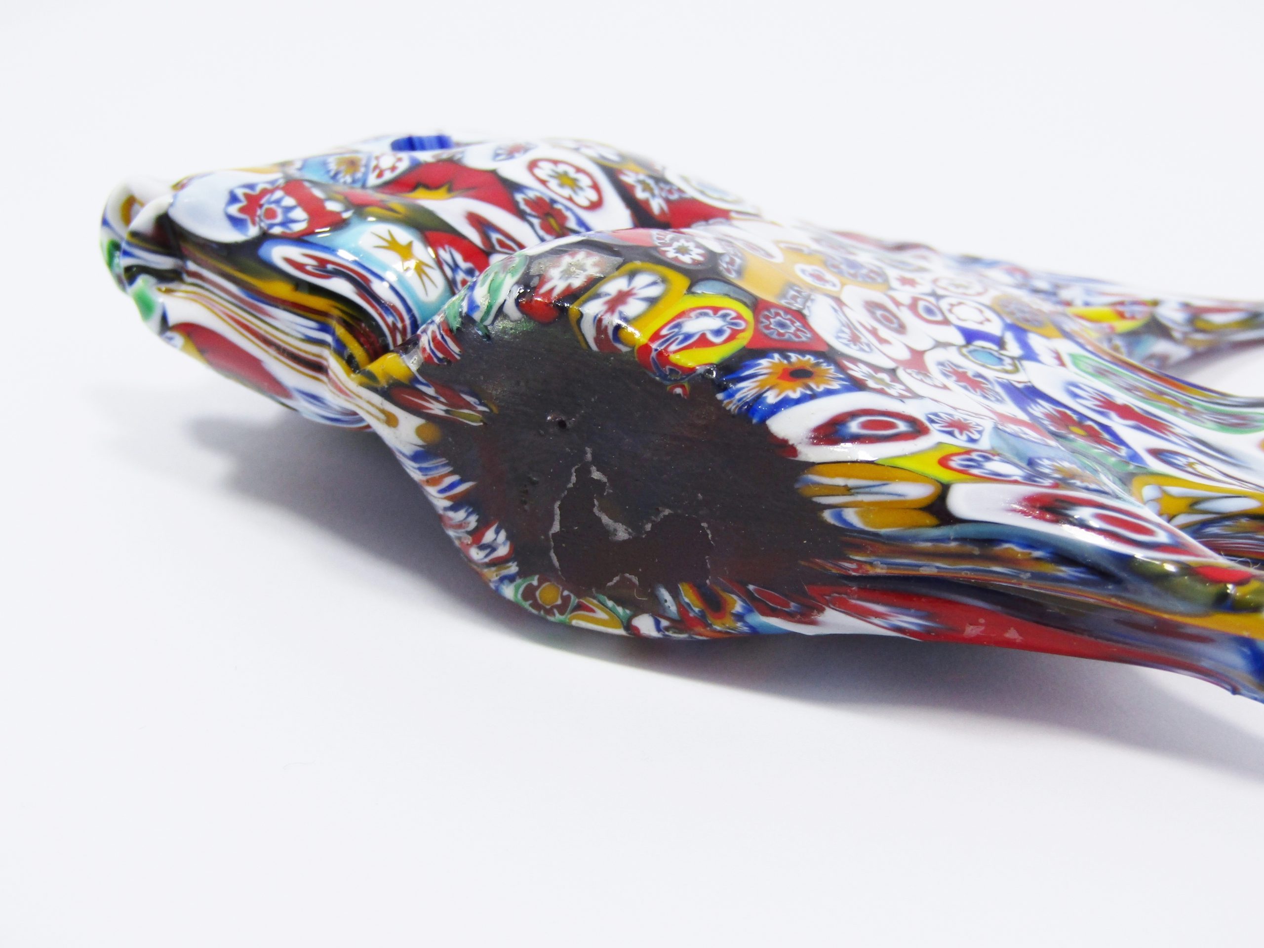 A Stunning Large Vintage Murano Millefiori Fish