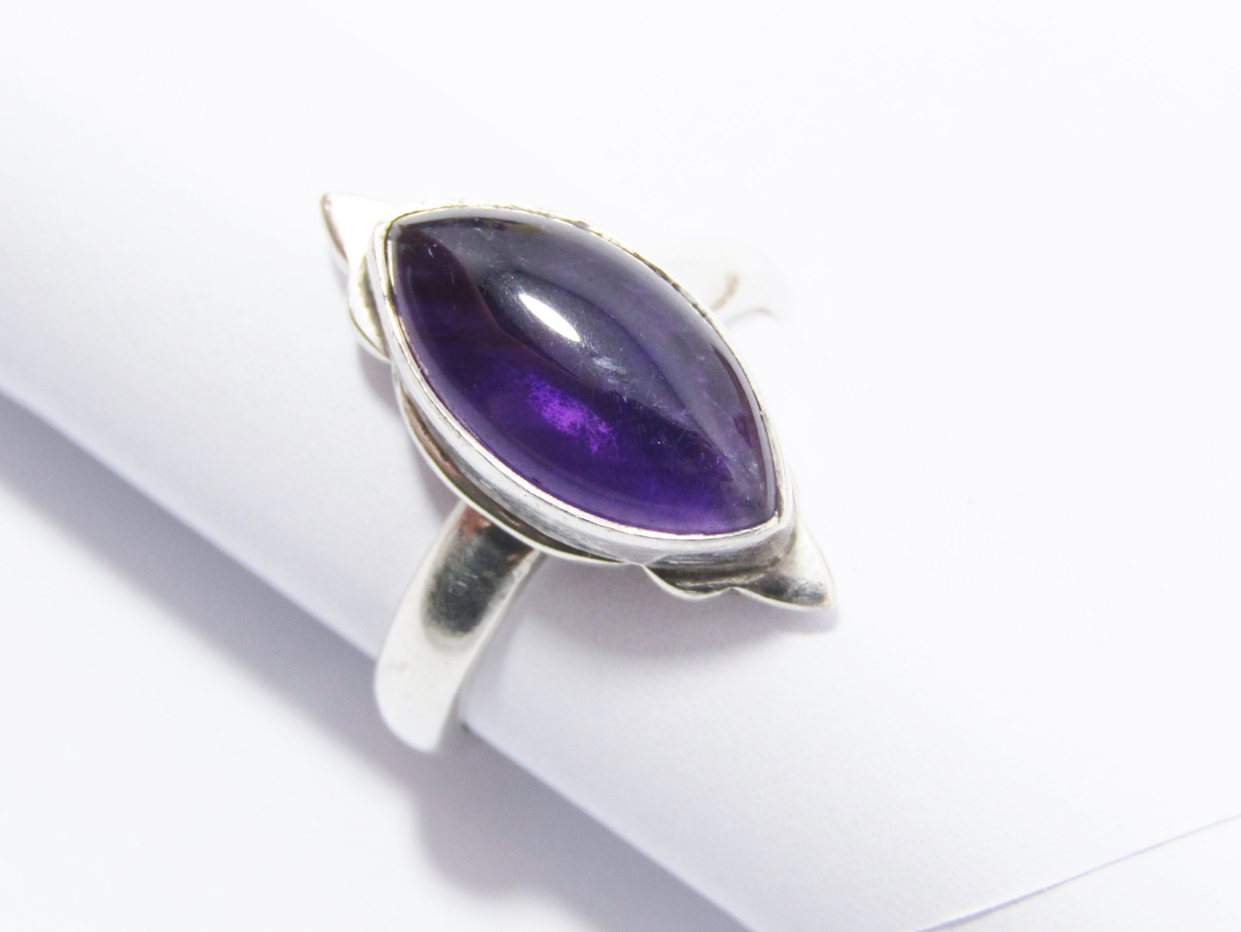 A Lovely Amethyst ring in Sterling Silver