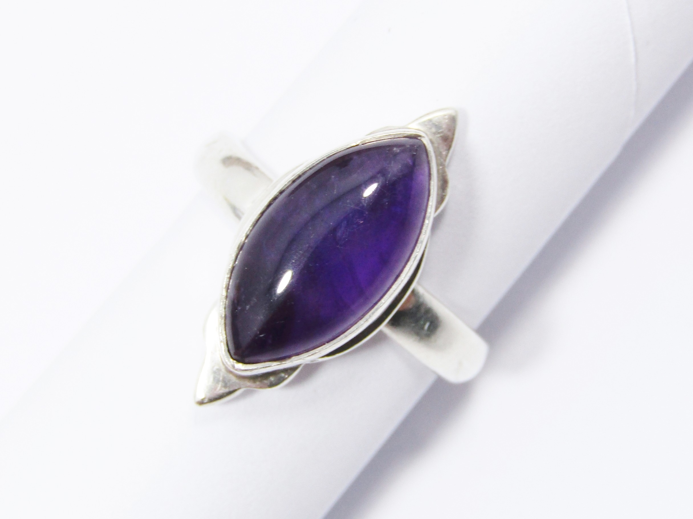 A Lovely Amethyst ring in Sterling Silver
