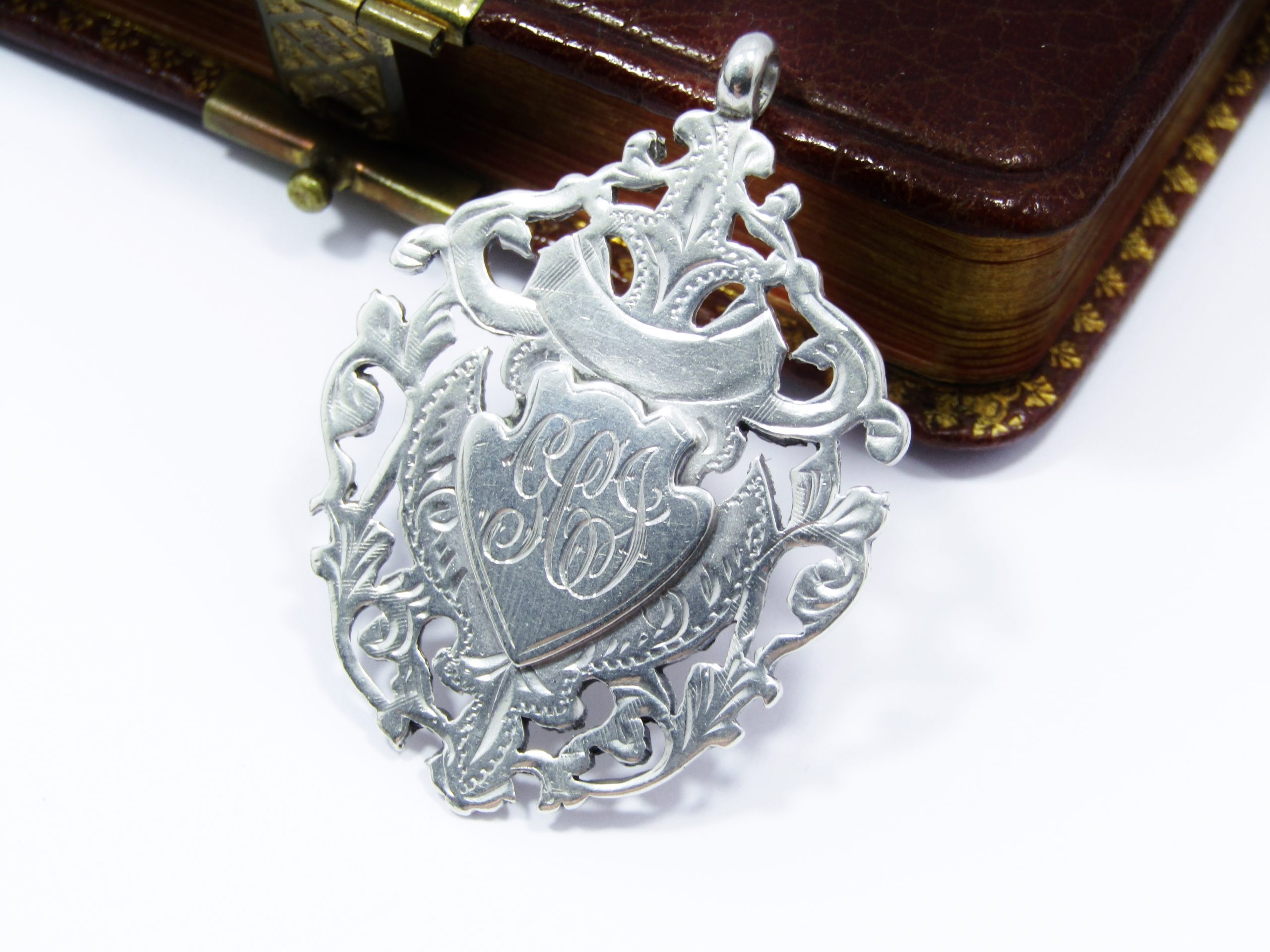 Antique (c1915) Sterling Silver Hallmarked Fob Medal