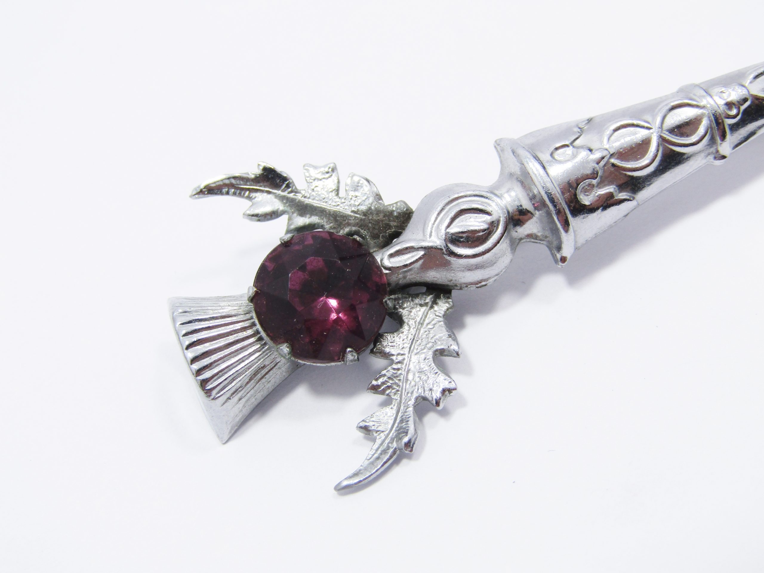 Vintage Mizpah Scottish-Themed Costume Jewellery Brooch