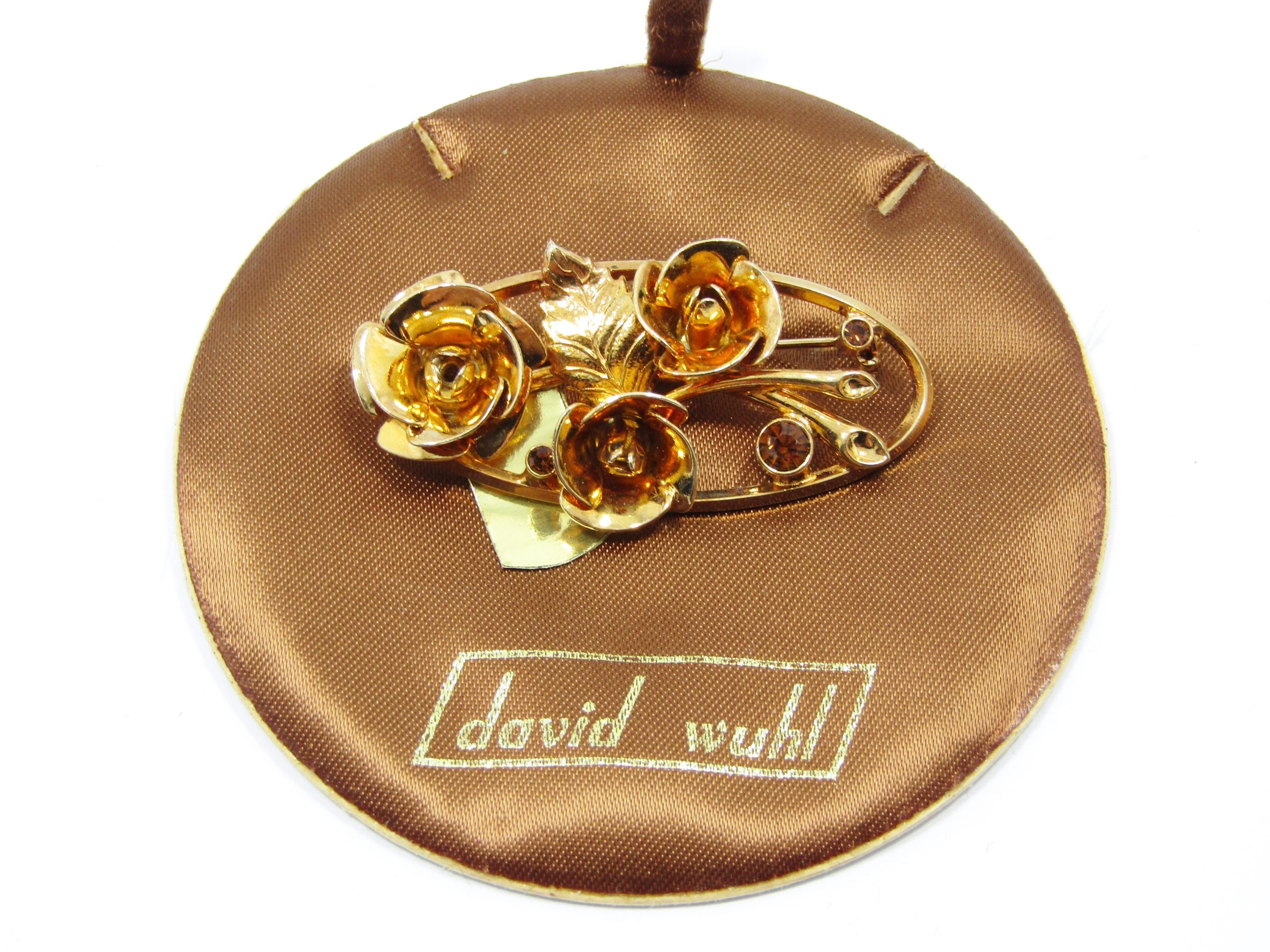 A Stunning Gold Tone David Wuhl Brooch