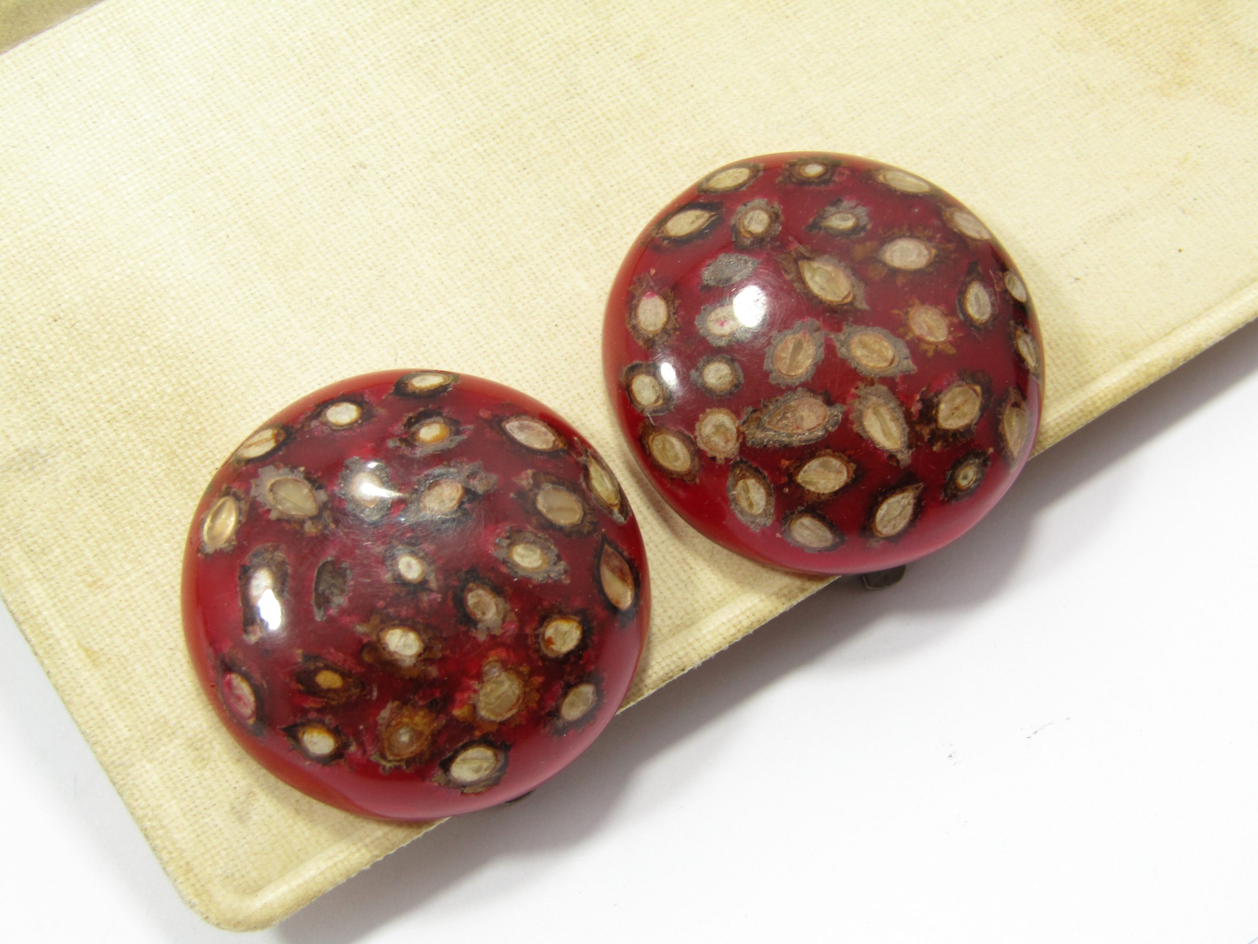 Pair of Vintage "Langani" Costume Jewellery Clip-On Earrings