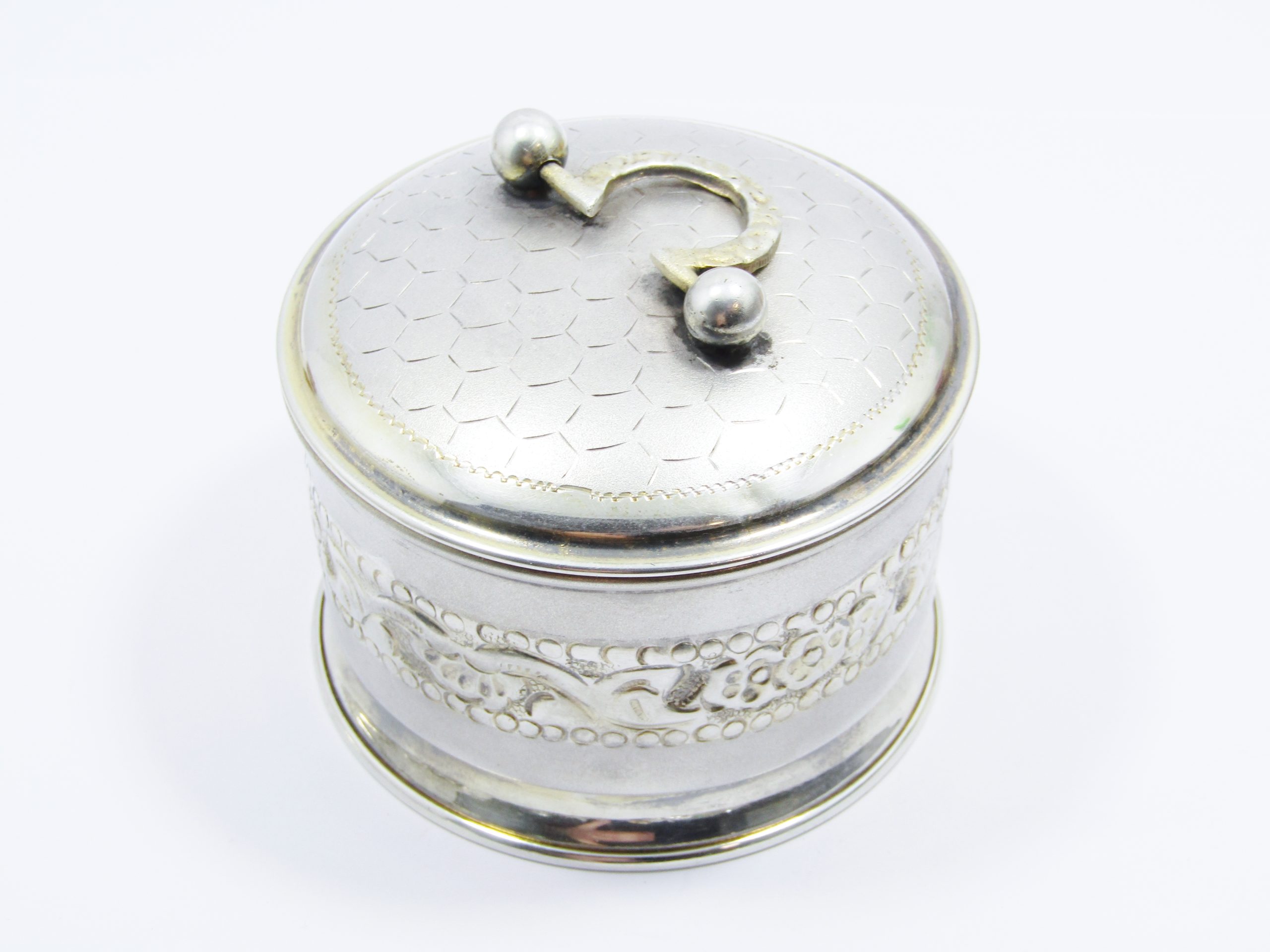 Beautiful Vintage Sterling Silver Dressing Table Box