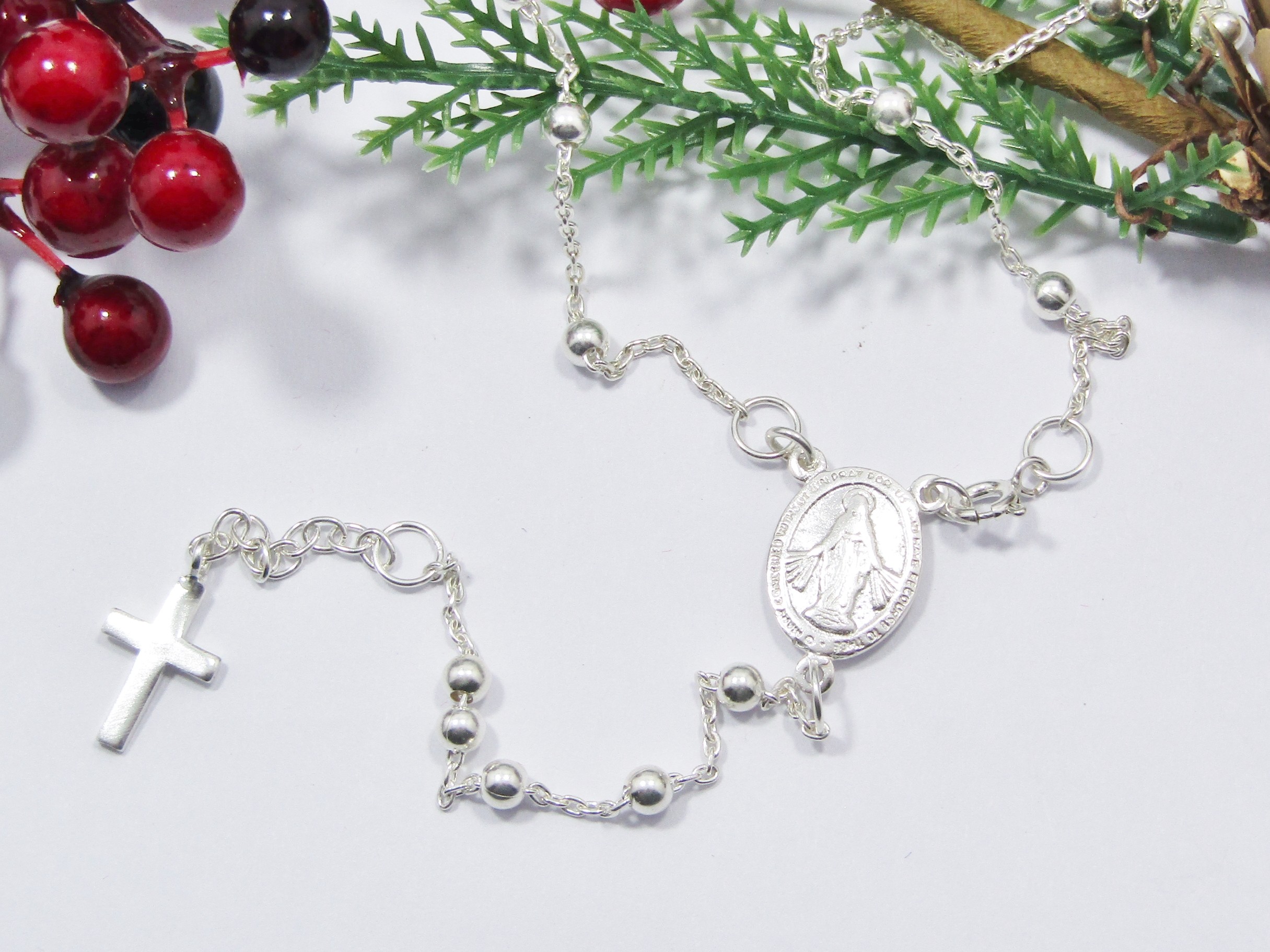 A Very Special Rosary in Sterling Silver