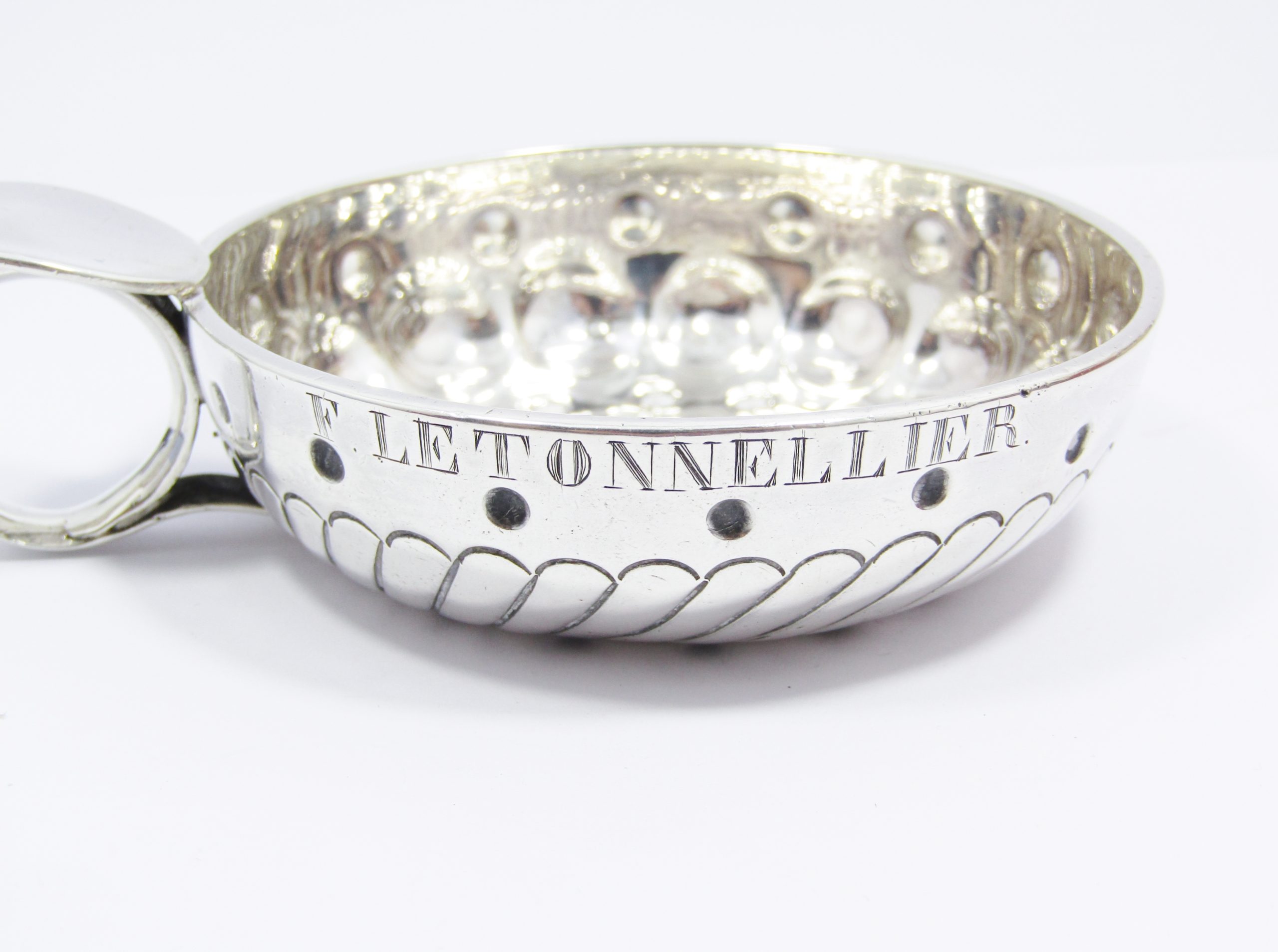 Antique French Silver Tastevin Wine Taster