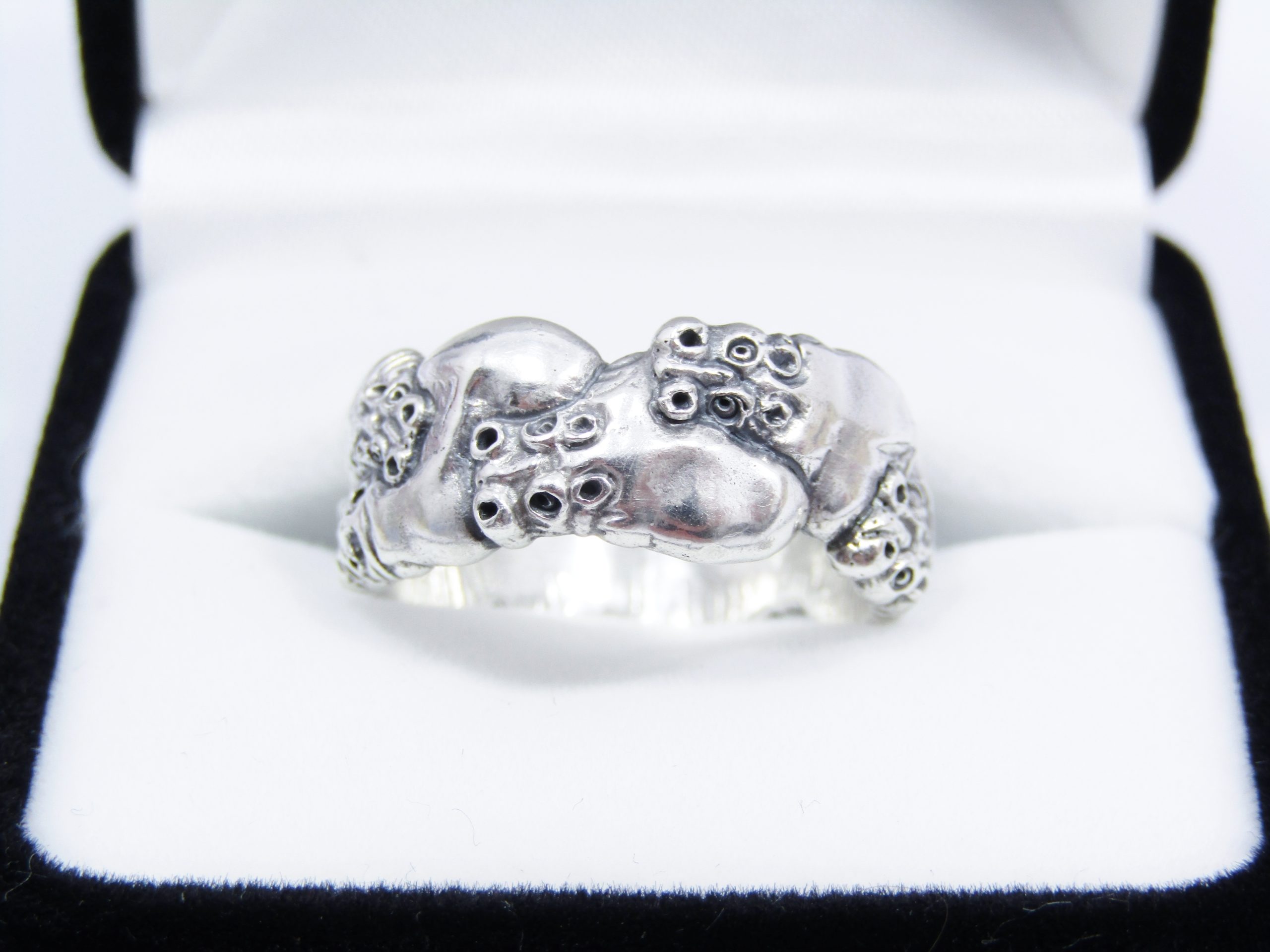 Beautiful Patrick Mavros Hippopotamus Silver Ring