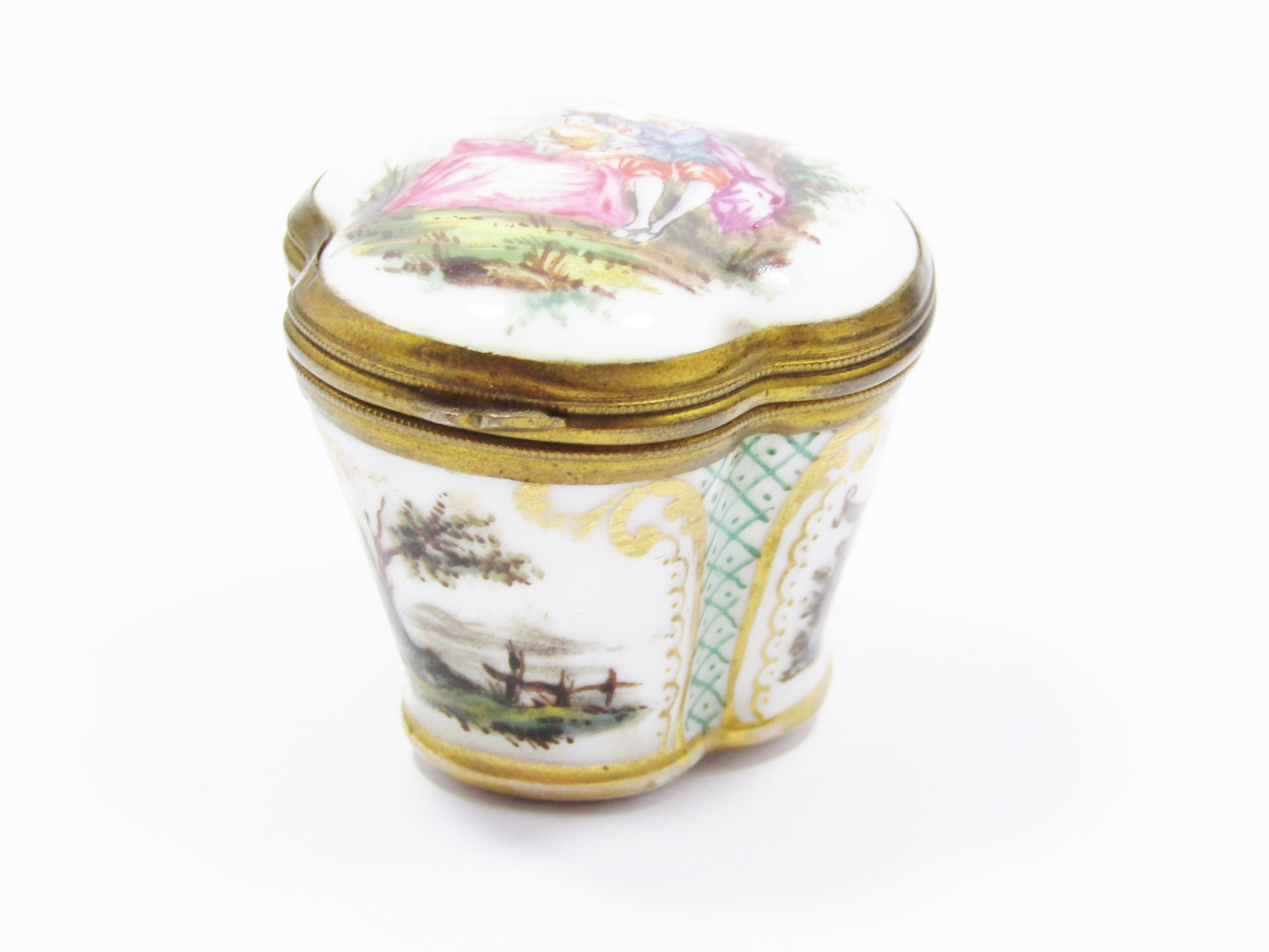 Antique 19th-Century Samson French Porcelain Box