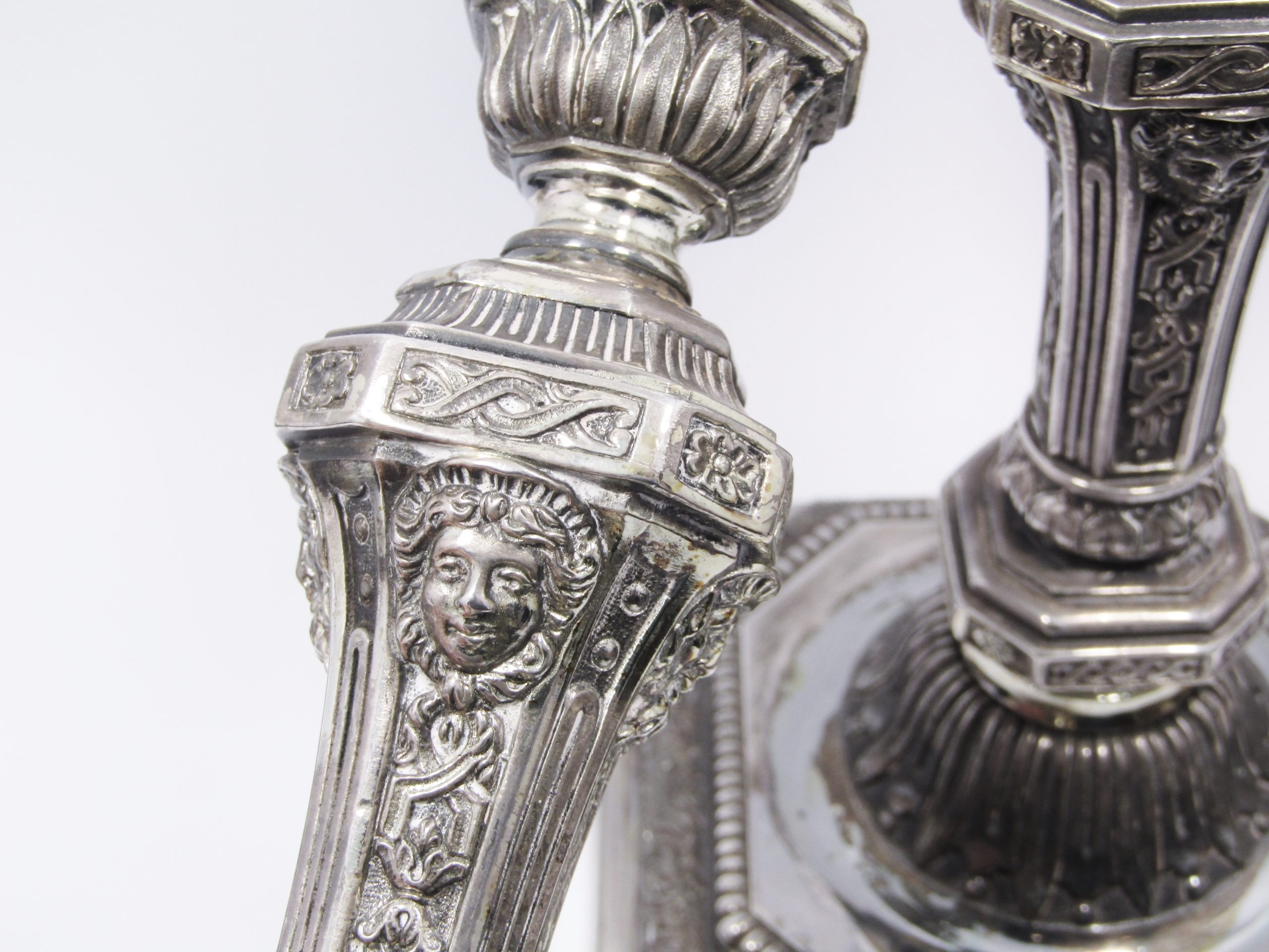 Christofle (France) Pair of Vintage "Duperier" Candle Holders