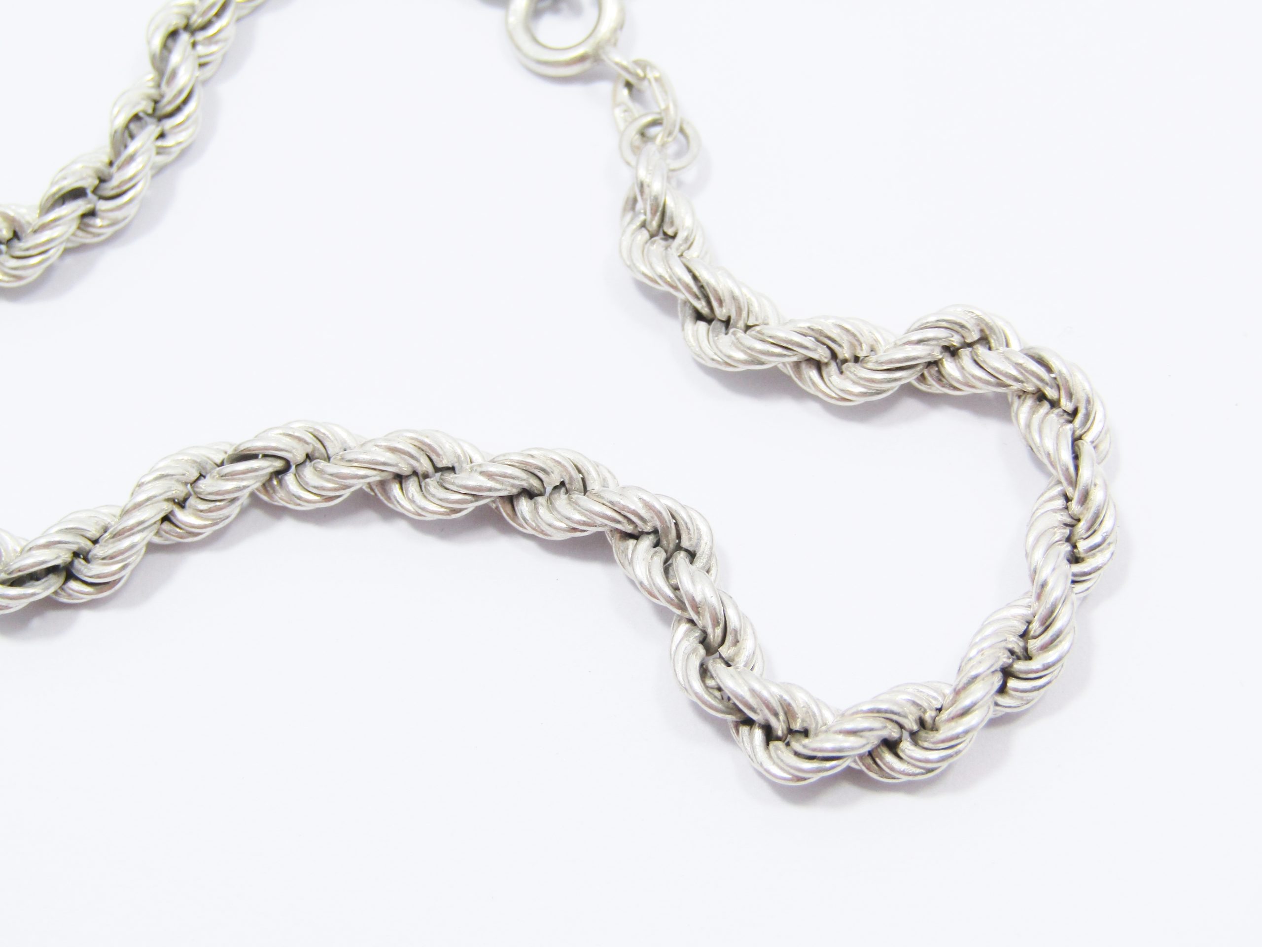 A Stunning Weighty Snake Chain Bracelet in Sterling Silver