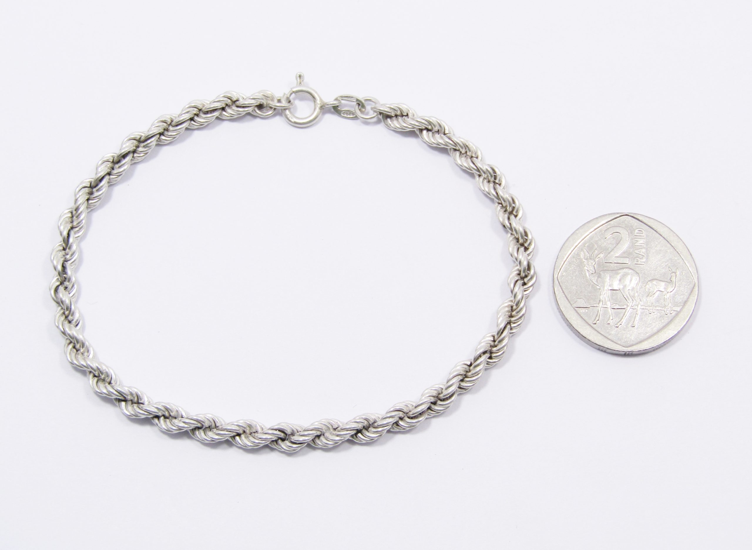 A Stunning Weighty Snake Chain Bracelet in Sterling Silver