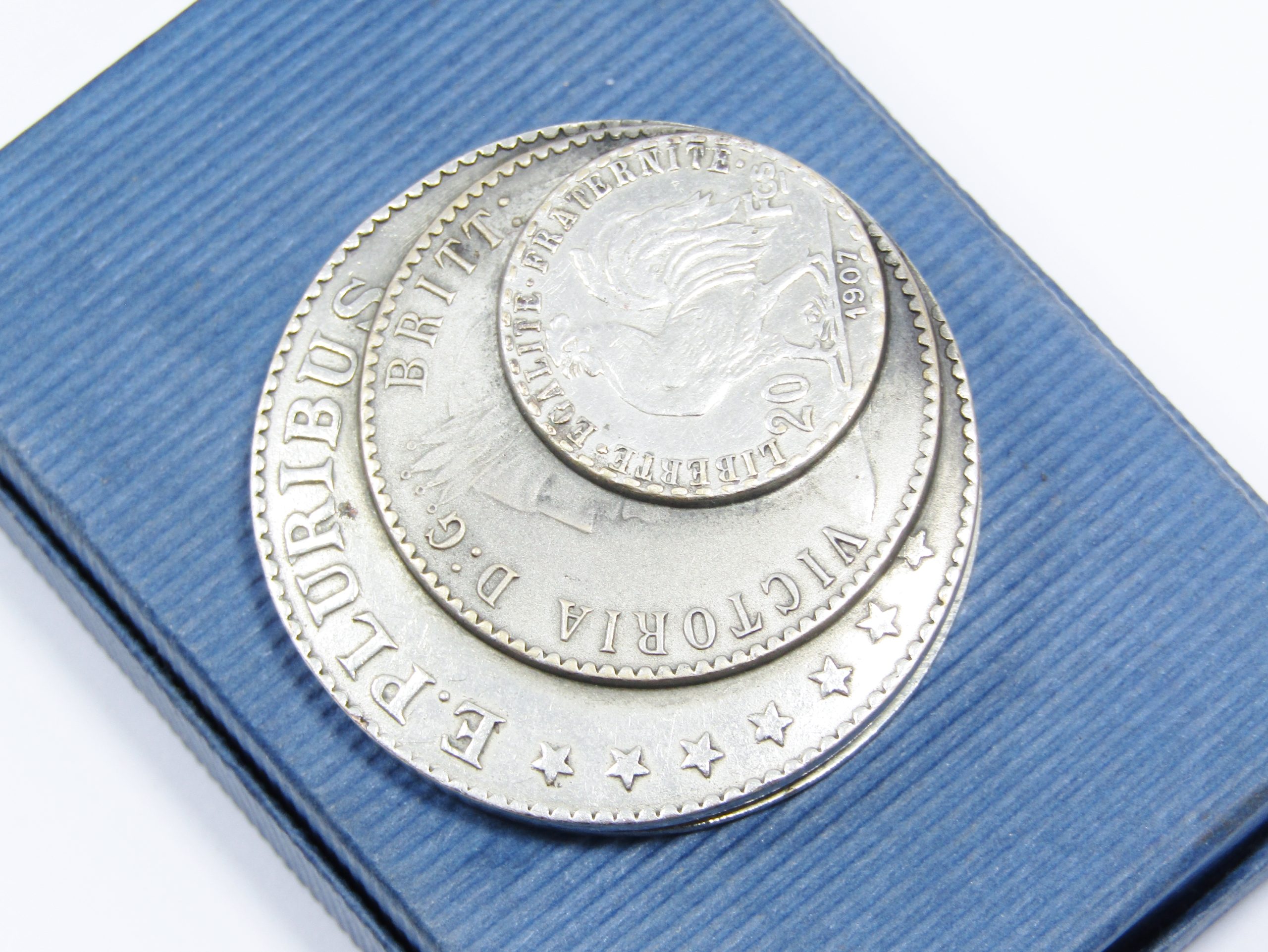 Vintage French Silver-Plated Money Clip