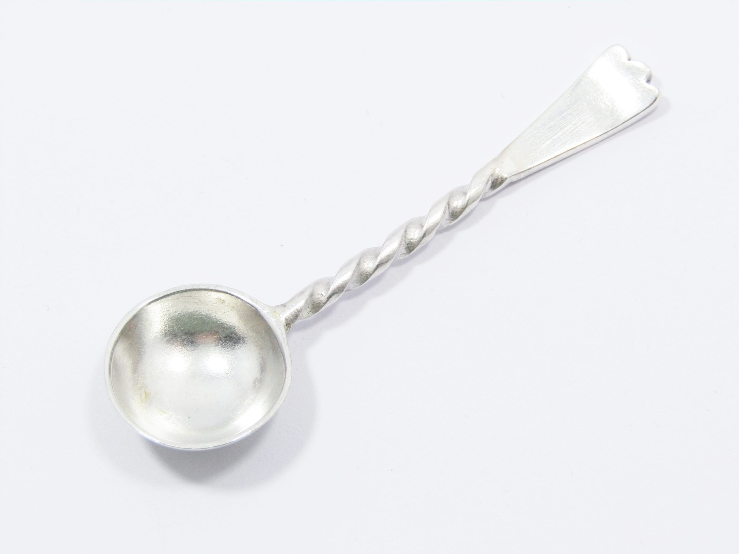 Antique (c1877) Silver Hallmarked Salt Spoon