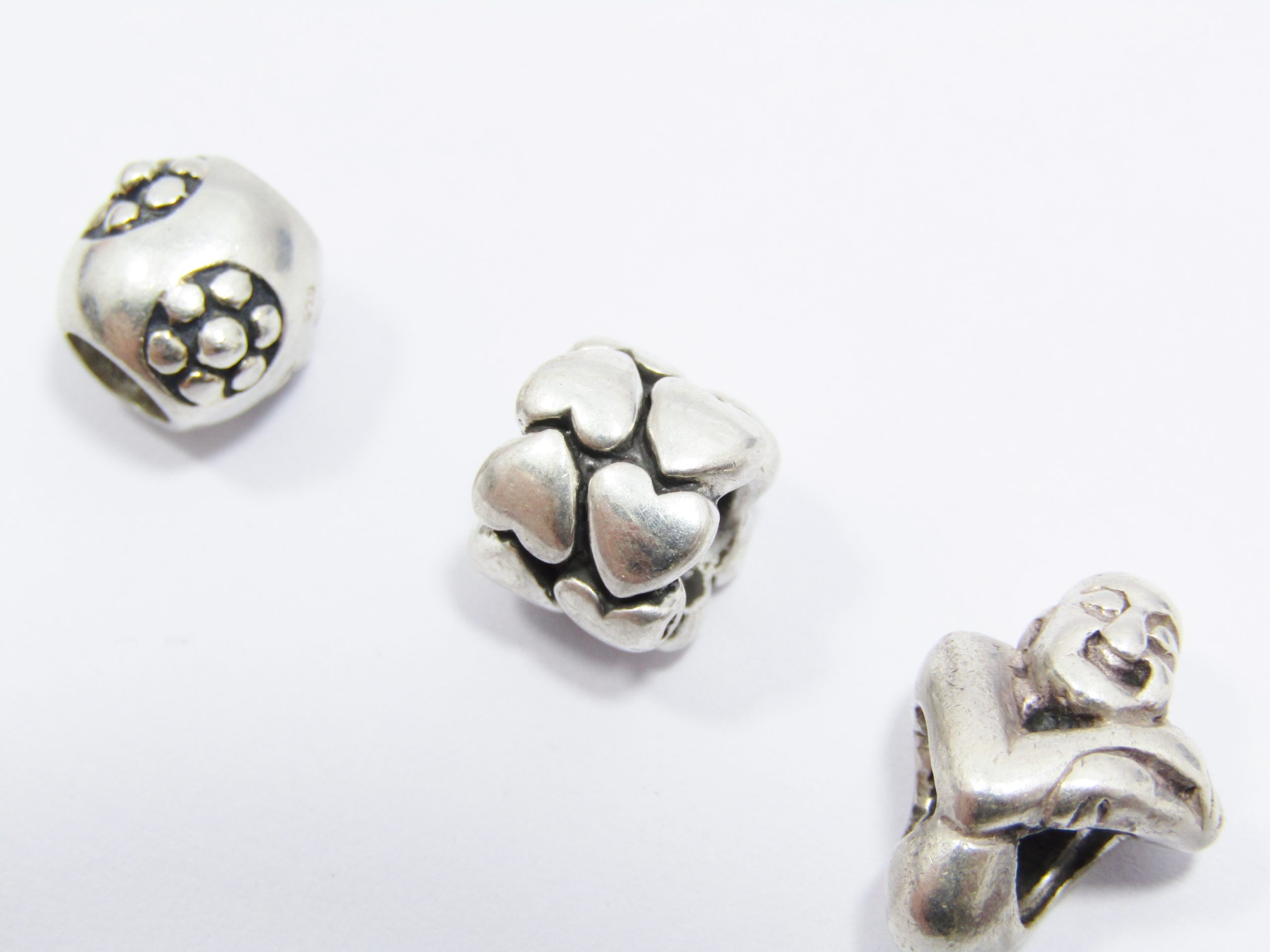 Selection of Pandora-Compatible Sterling Silver Charms