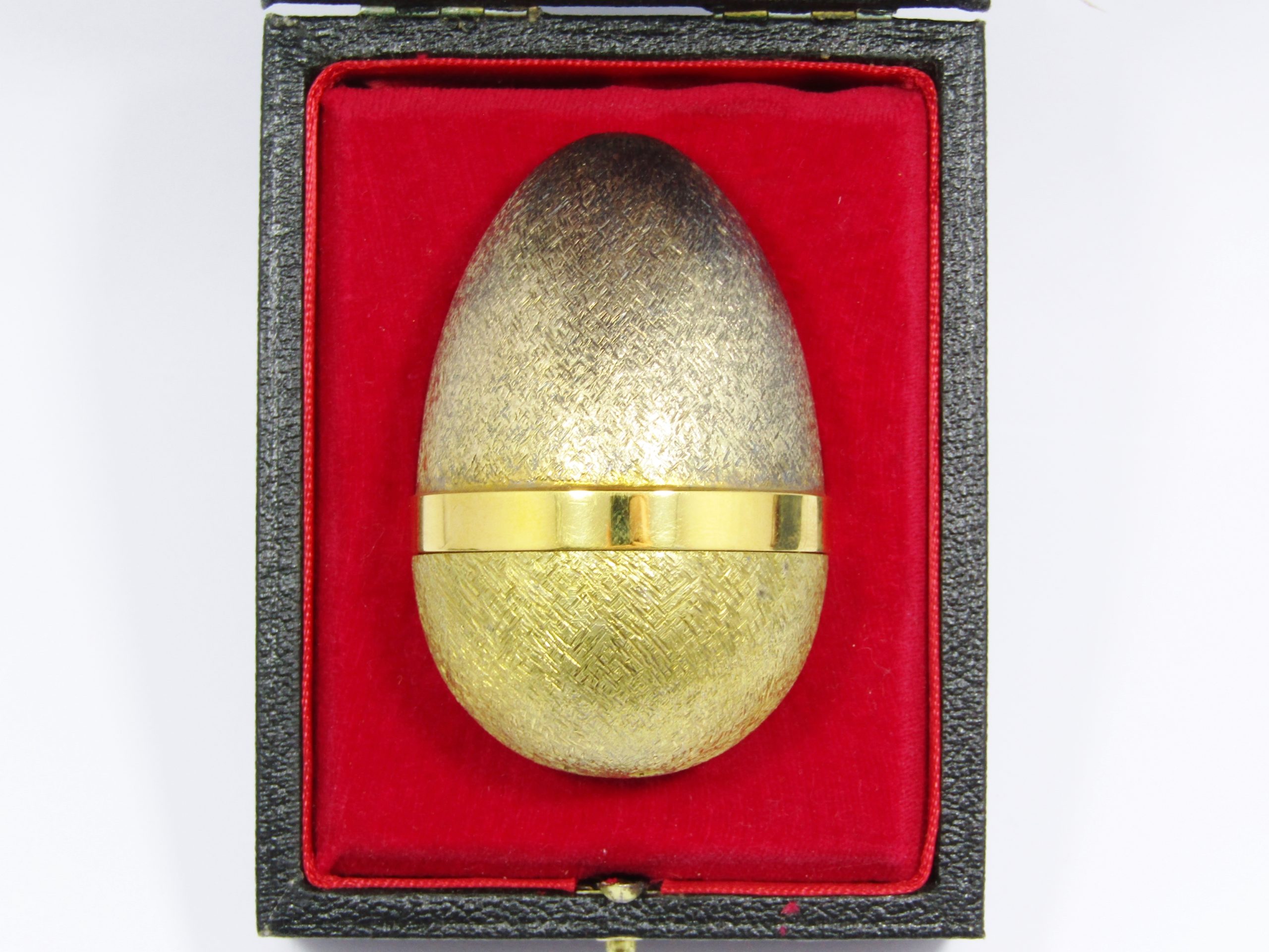 Stunning! Stuart Devlin Hallmarked Silver Gilt Surprise Egg