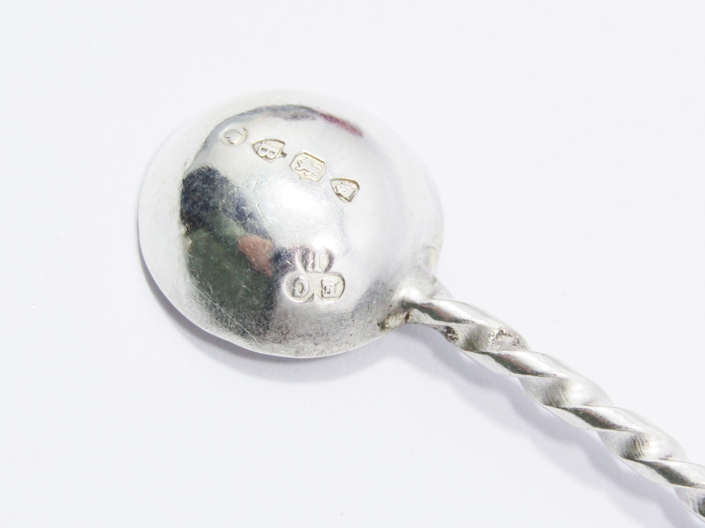 Antique (c1877) Silver Hallmarked Salt Spoon