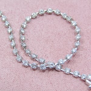 Beautiful! 18CT White Gold & 1CTW Diamond Tennis Bracelet