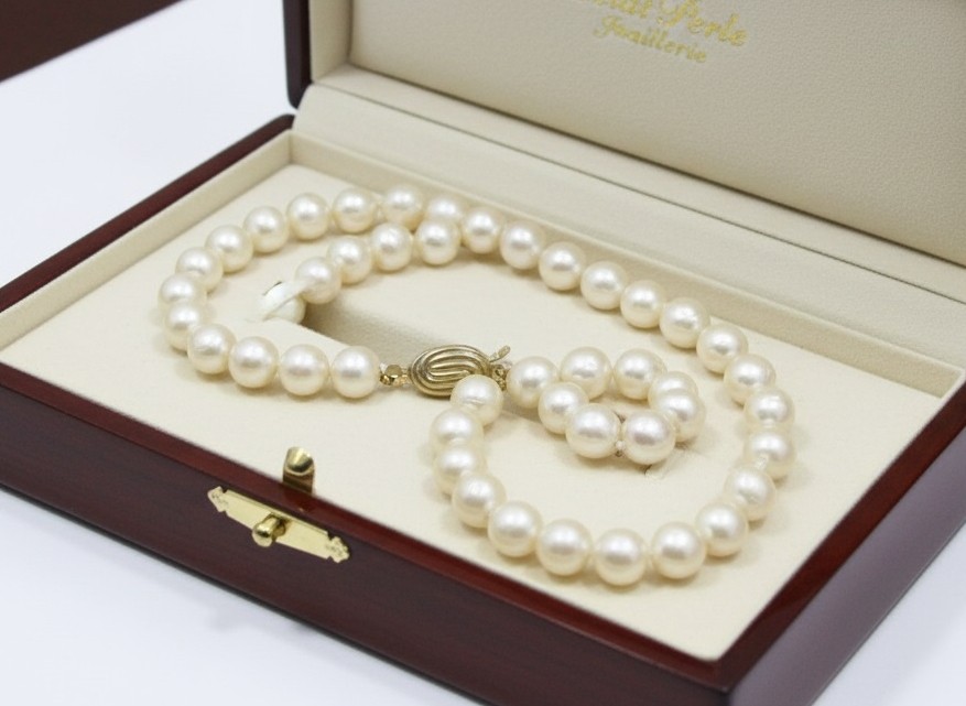 Exquisite! Baroque Cultured Pearl Necklace with 9CT Gold Clasp
