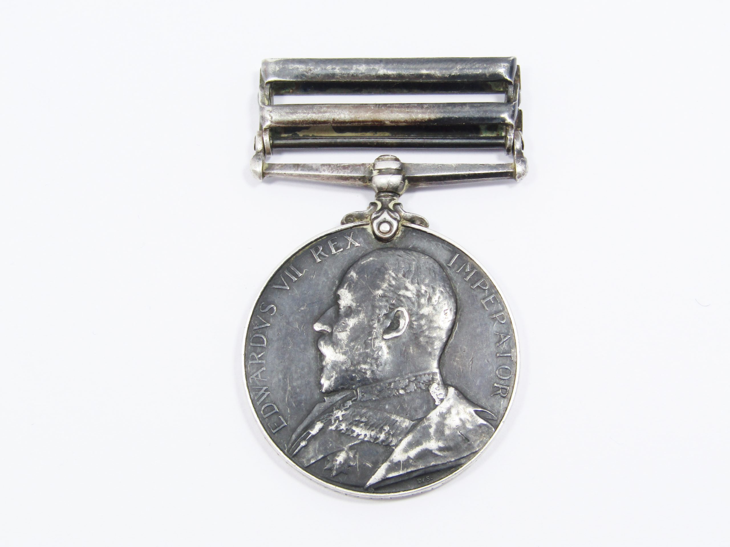 King's South Africa Medal - Solid Silver Boer War Medal circa 1902