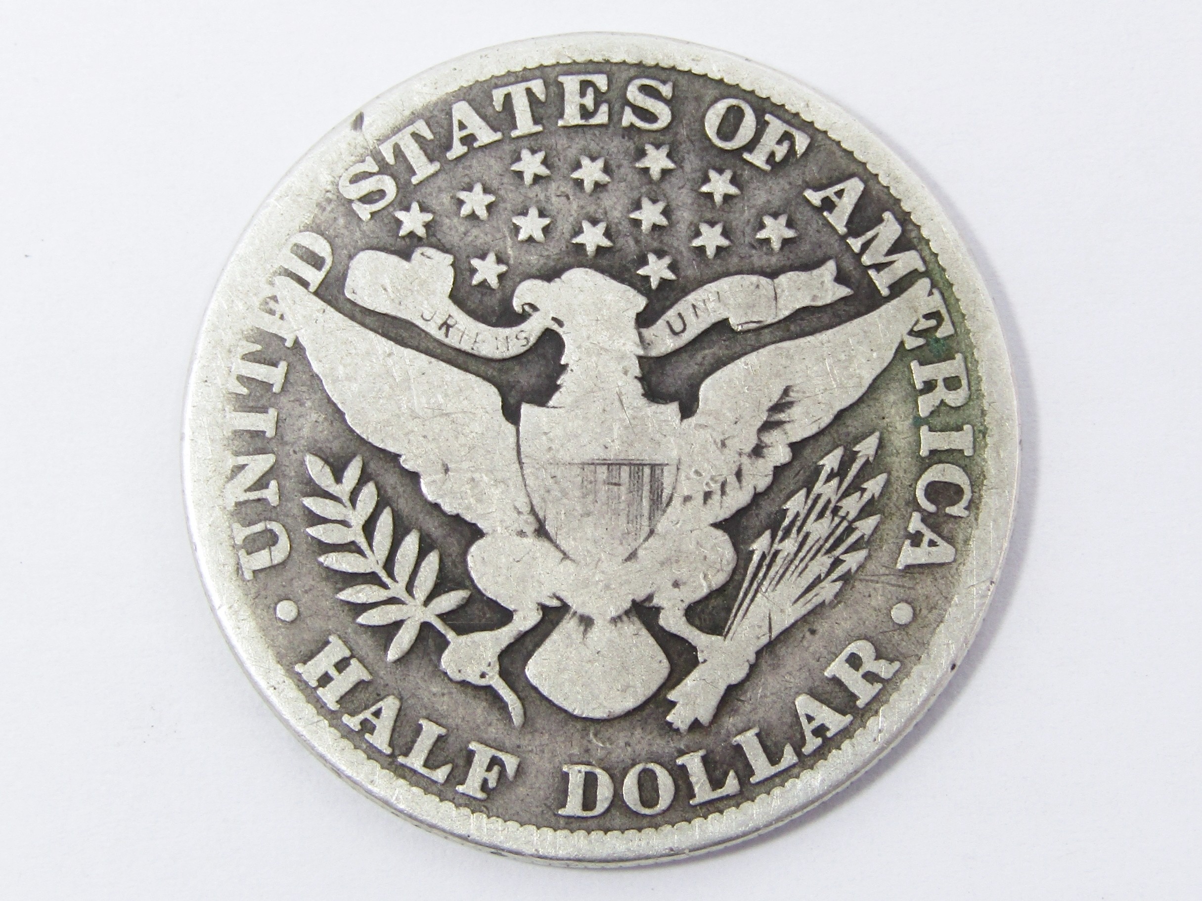 Antique (c1907) American Liberty Silver Half Dollar Coin