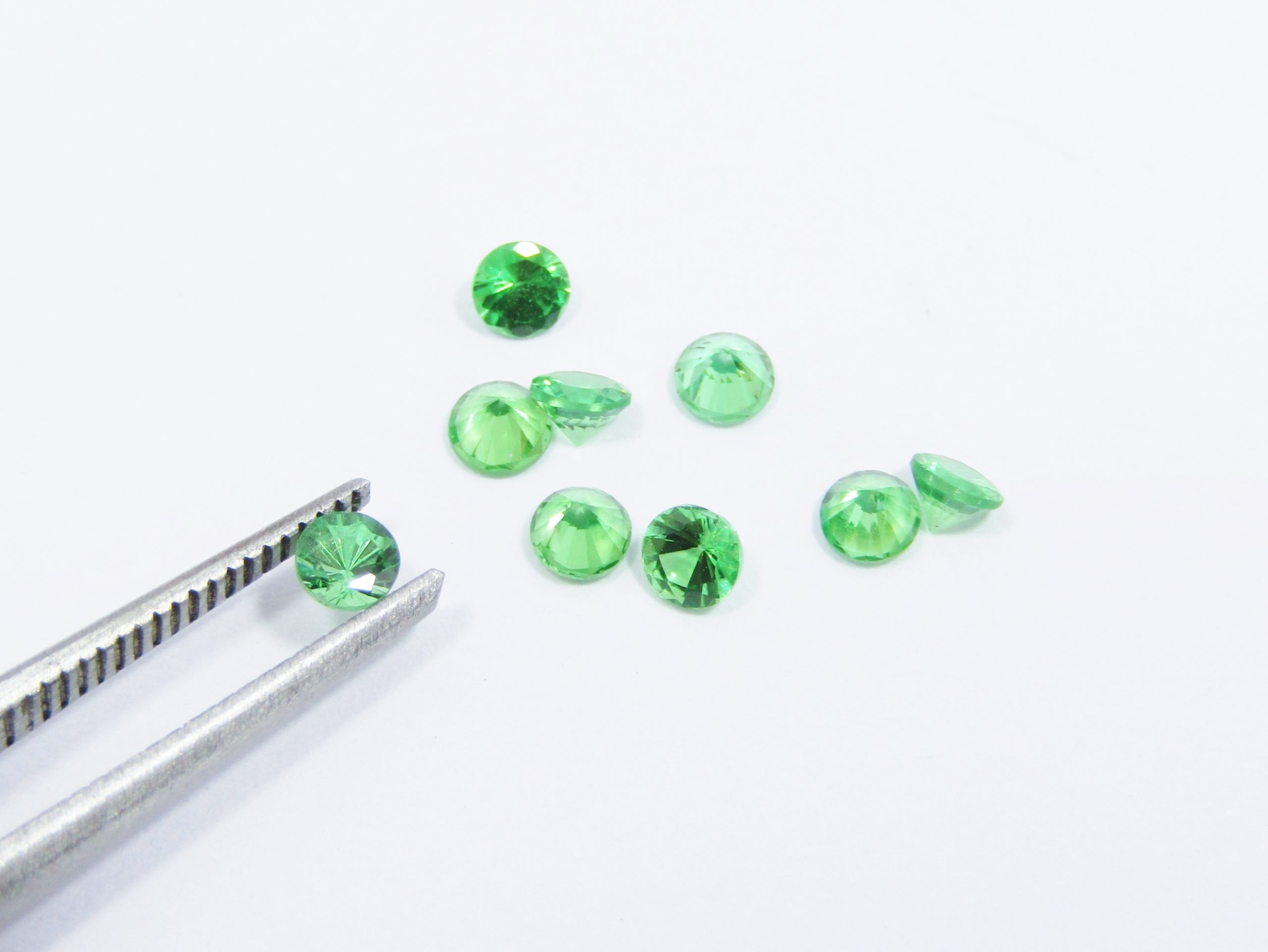 Rare! Parcel of 1.18ctw Tsavorite Gemstones, Certified