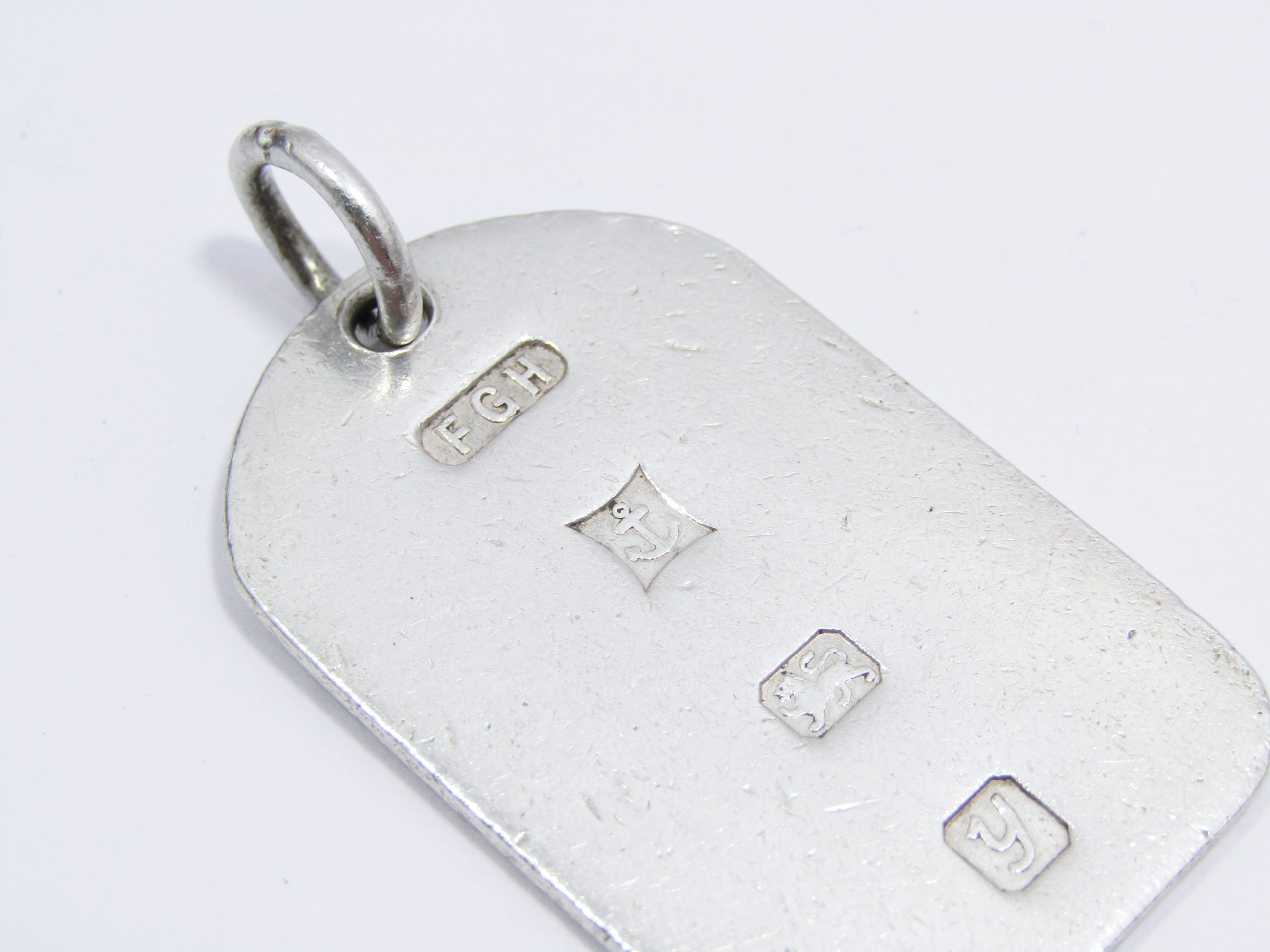 A Lovely Sterling Silver Bullion Pendant with UK Hallmarks