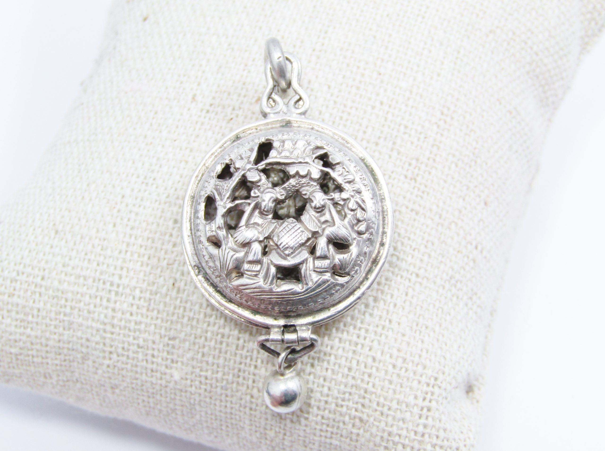 Beautiful Antique/Vintage Chinese Export Silver Pendant