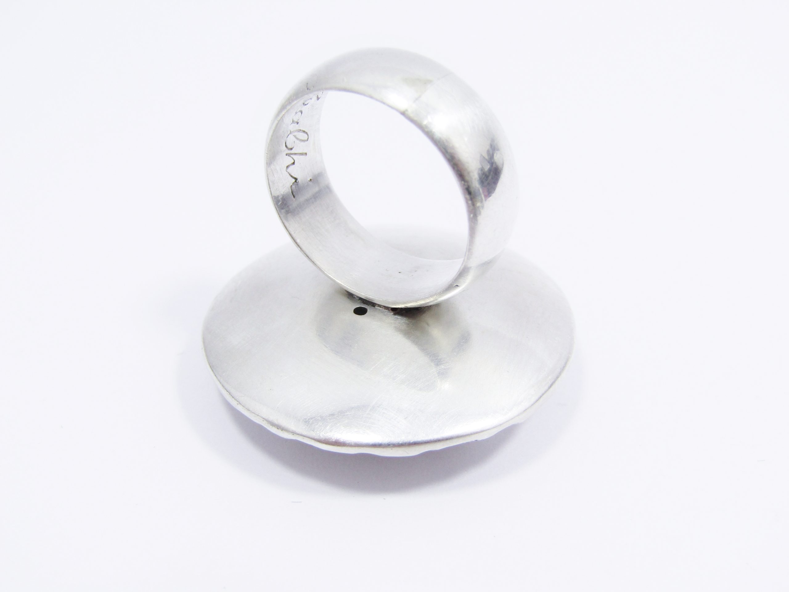 Beautiful Chunky Sterling Silver Design Ring
