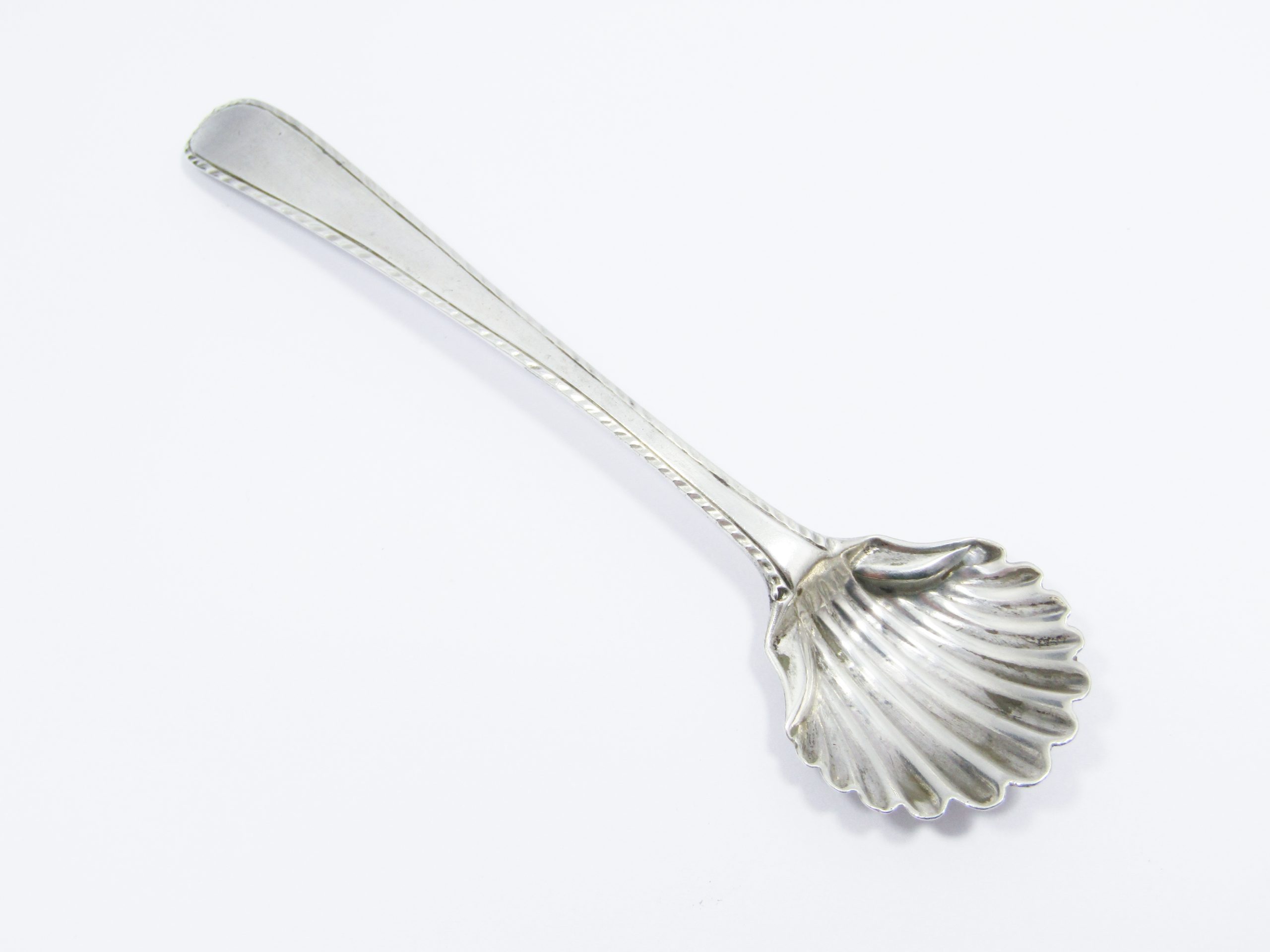 Antique George III Hallmarked Silver Condiment Spoon