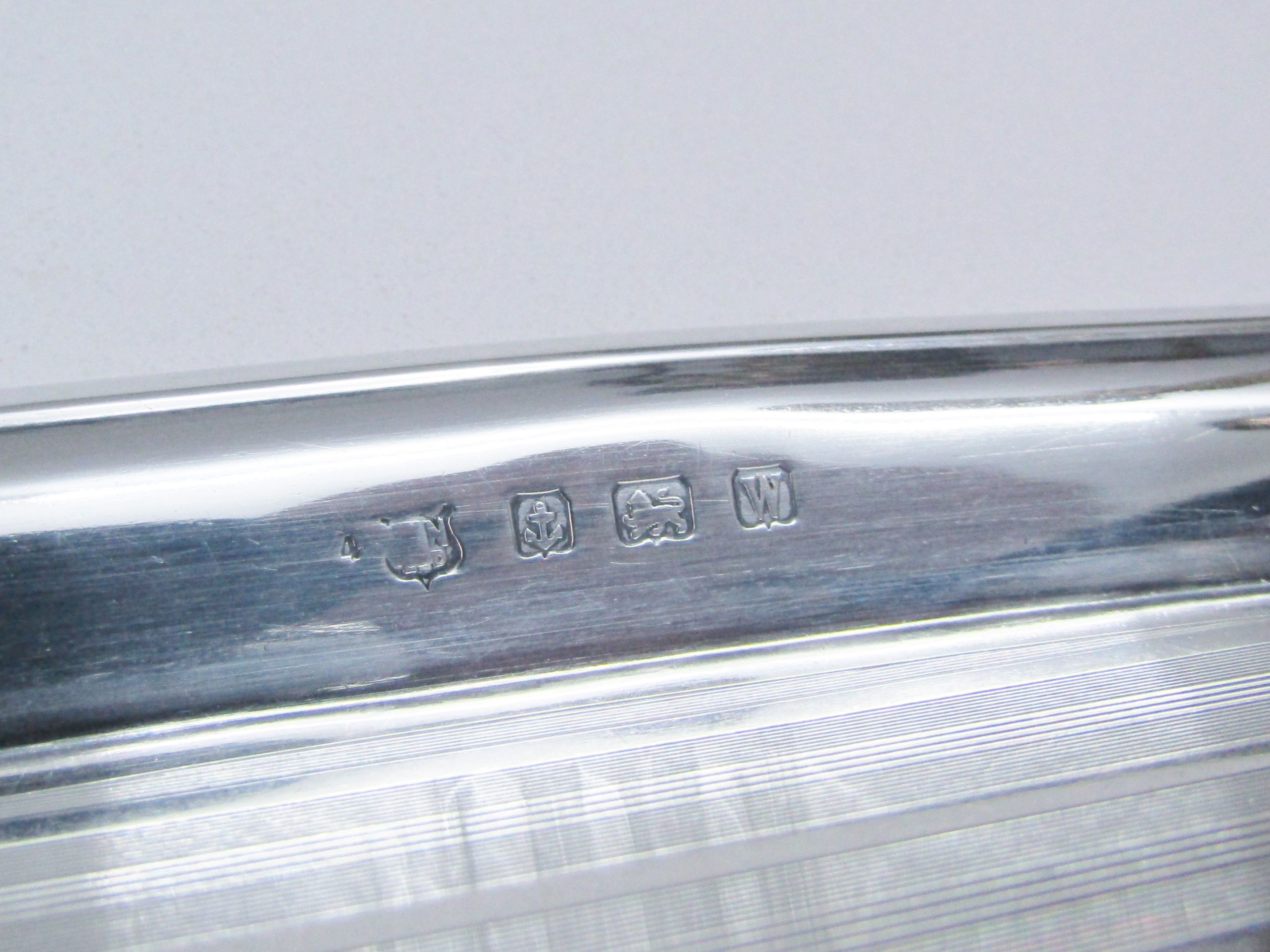 Beautiful! Antique (c1921) Art Deco Hallmarked Silver Tray