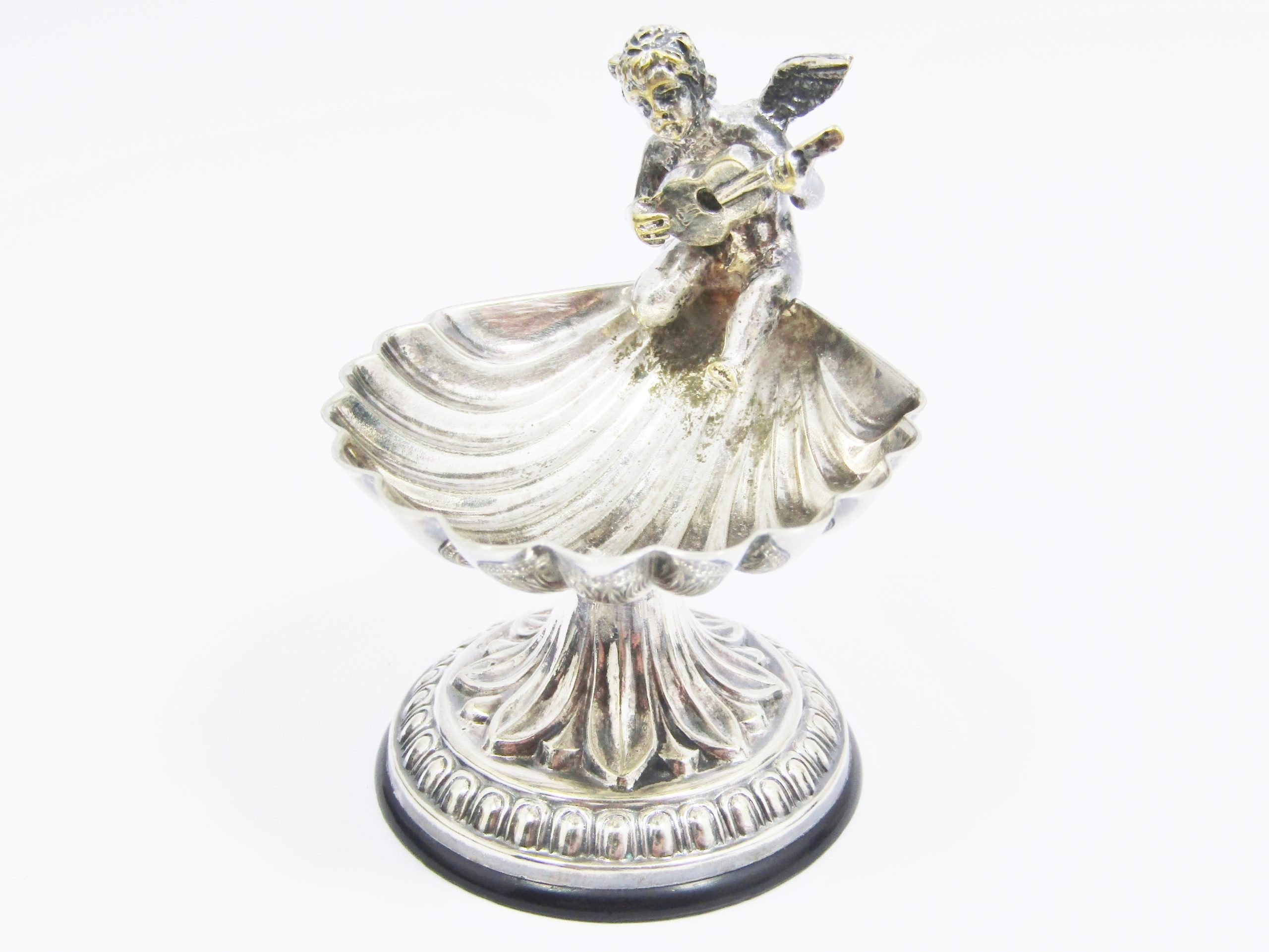 Beautiful Vintage Spanish Silver-Plated Salt Cellar