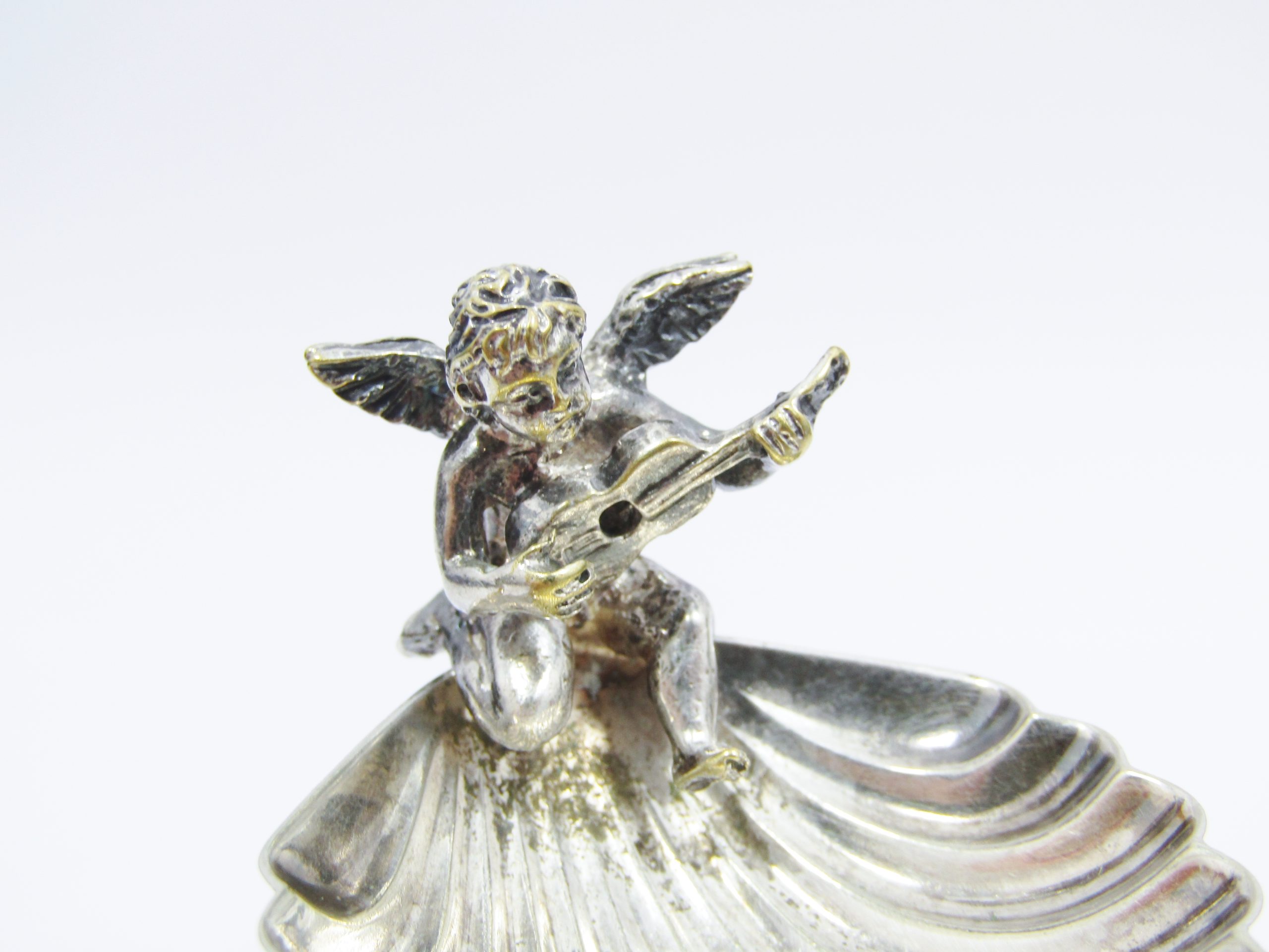 Beautiful Vintage Spanish Silver-Plated Salt Cellar