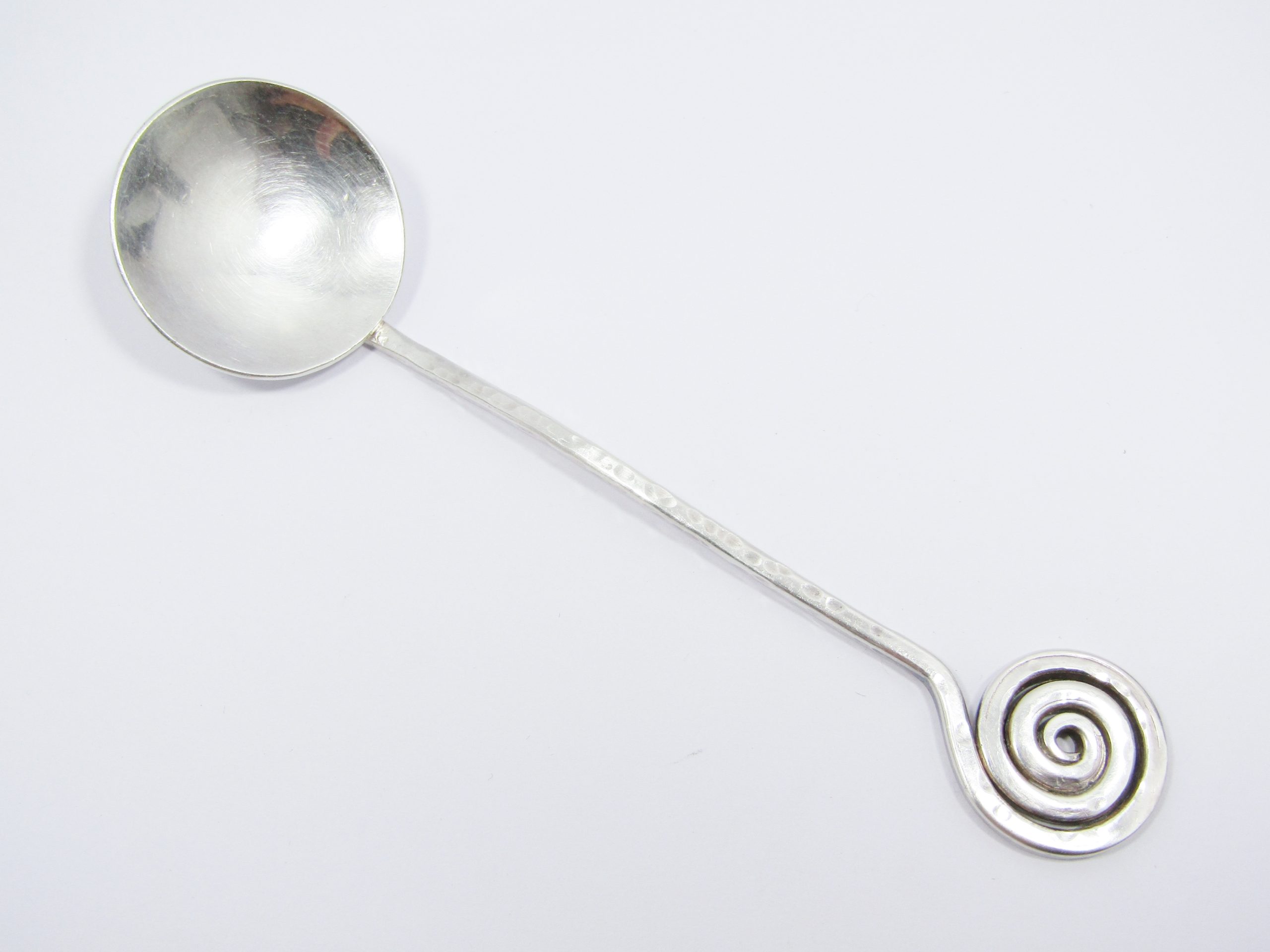 Vintage South African Silver Sugar Spoon Attributed to Kurt Jobst