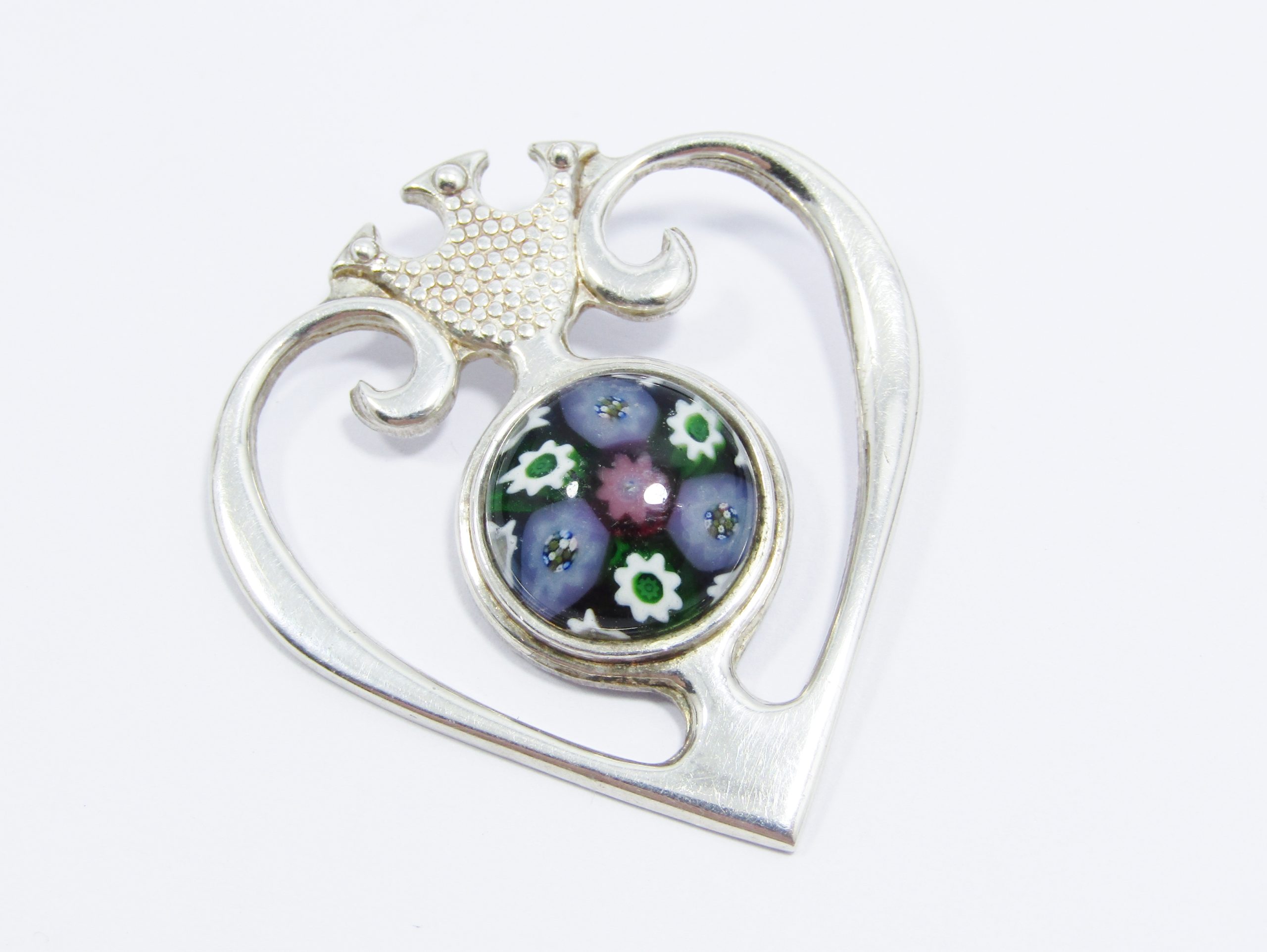 Vintage (c1972) Silver Hallmarked Caithness Luckenbooth Pendant