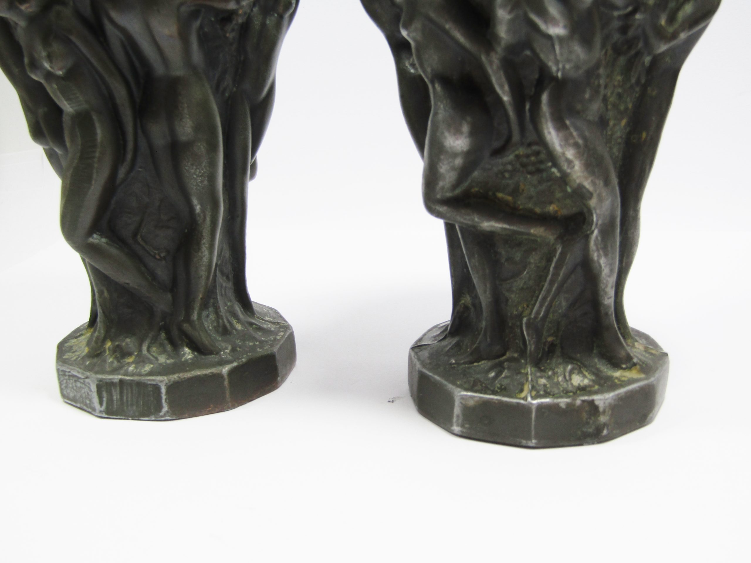 Antique/Vintage Pair of Frantisek Pazourek Style Vases