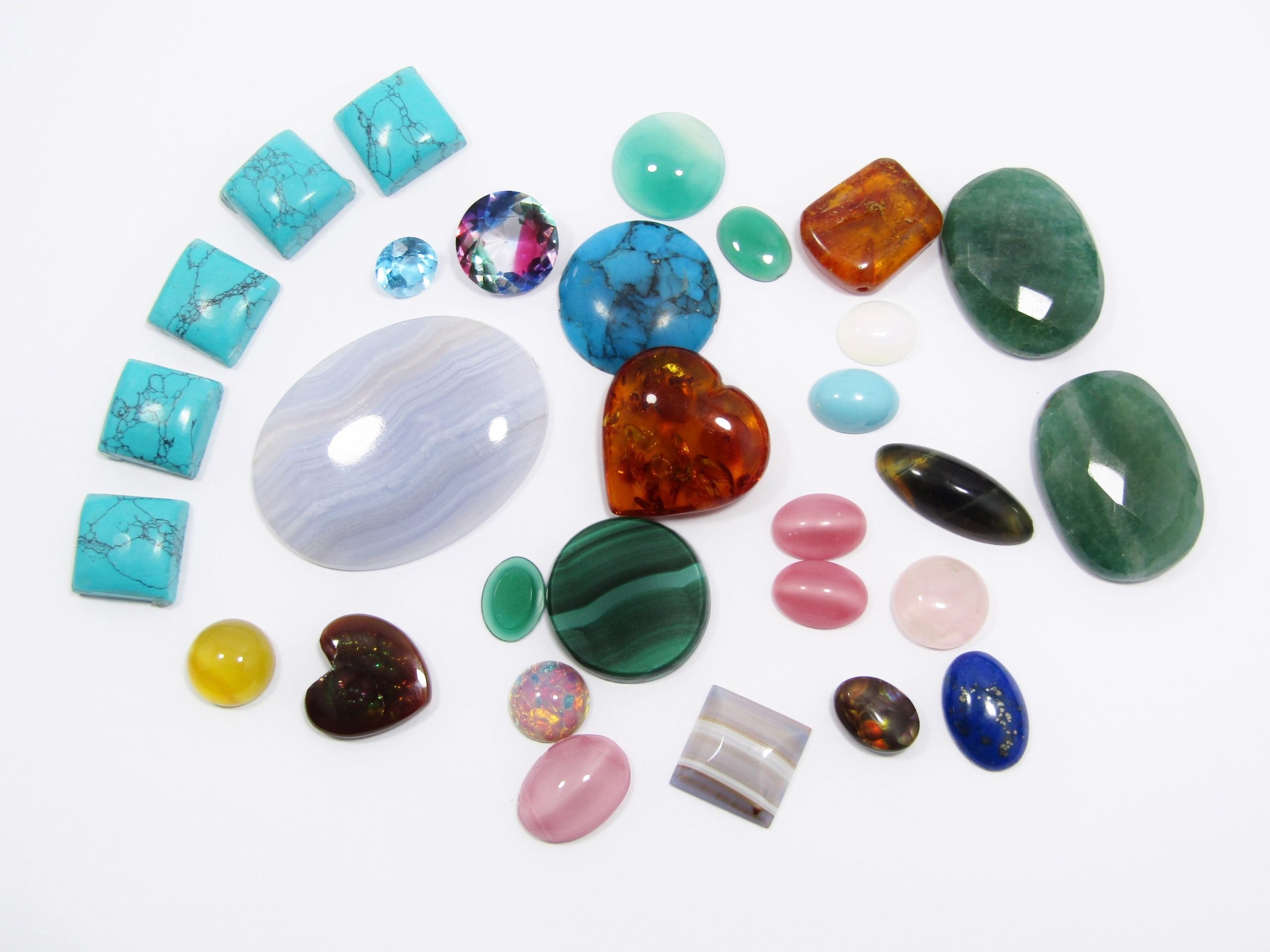 Large Lot of Various Gemstones, Unmounted