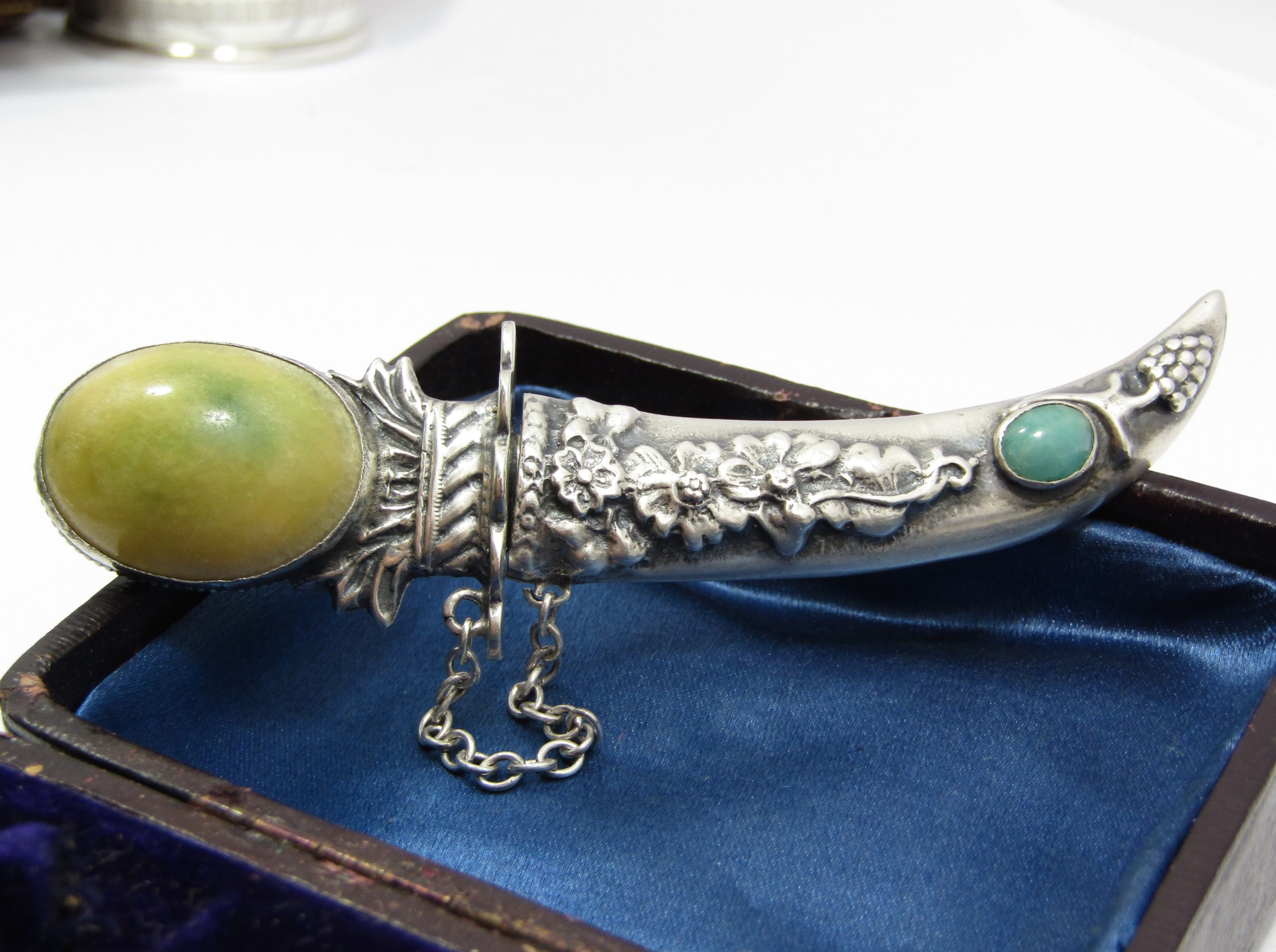 Rare Find! Walter Lampl Walburt Sterling Silver Sword Brooch