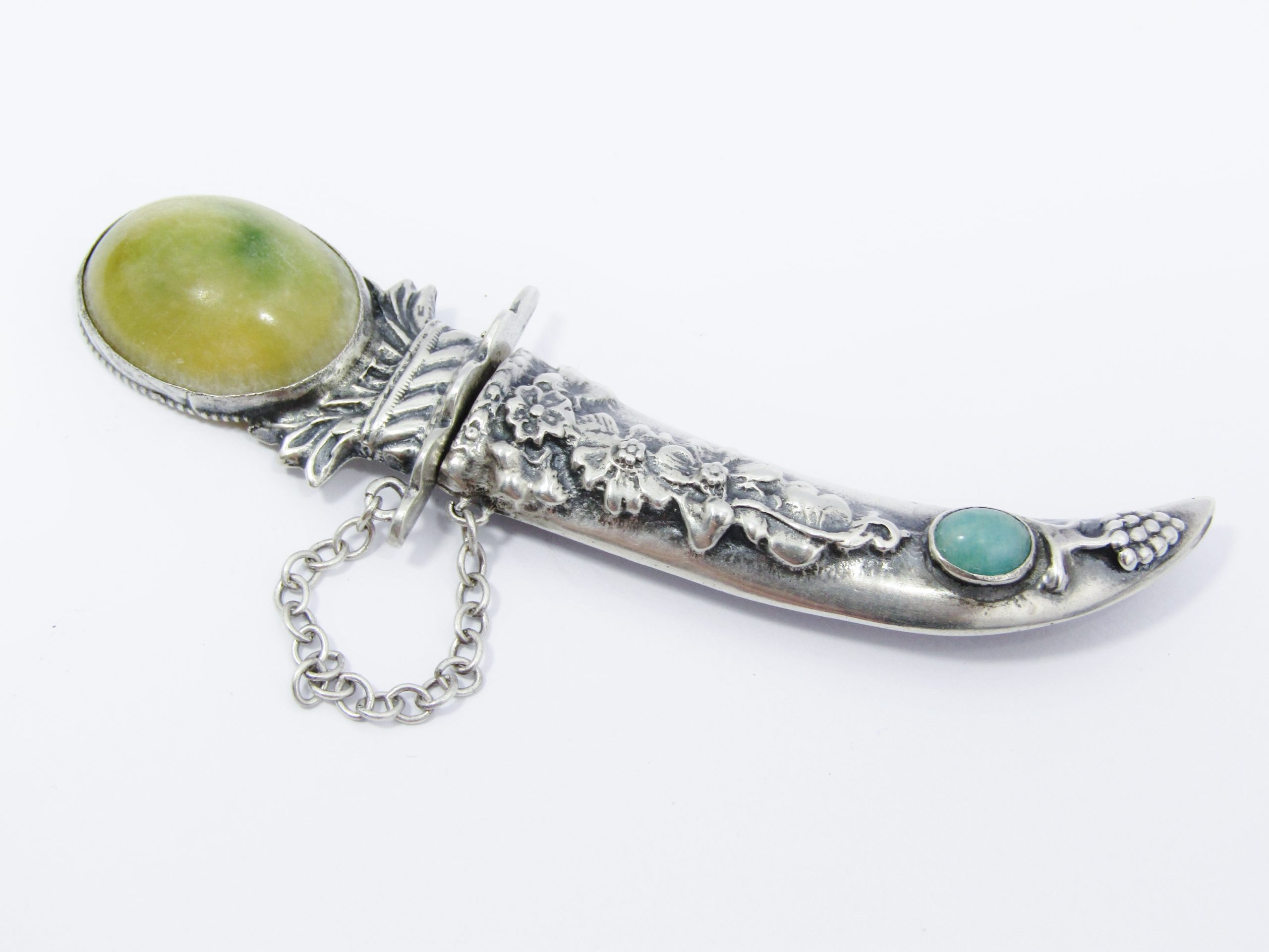 Rare Find! Walter Lampl Walburt Sterling Silver Sword Brooch