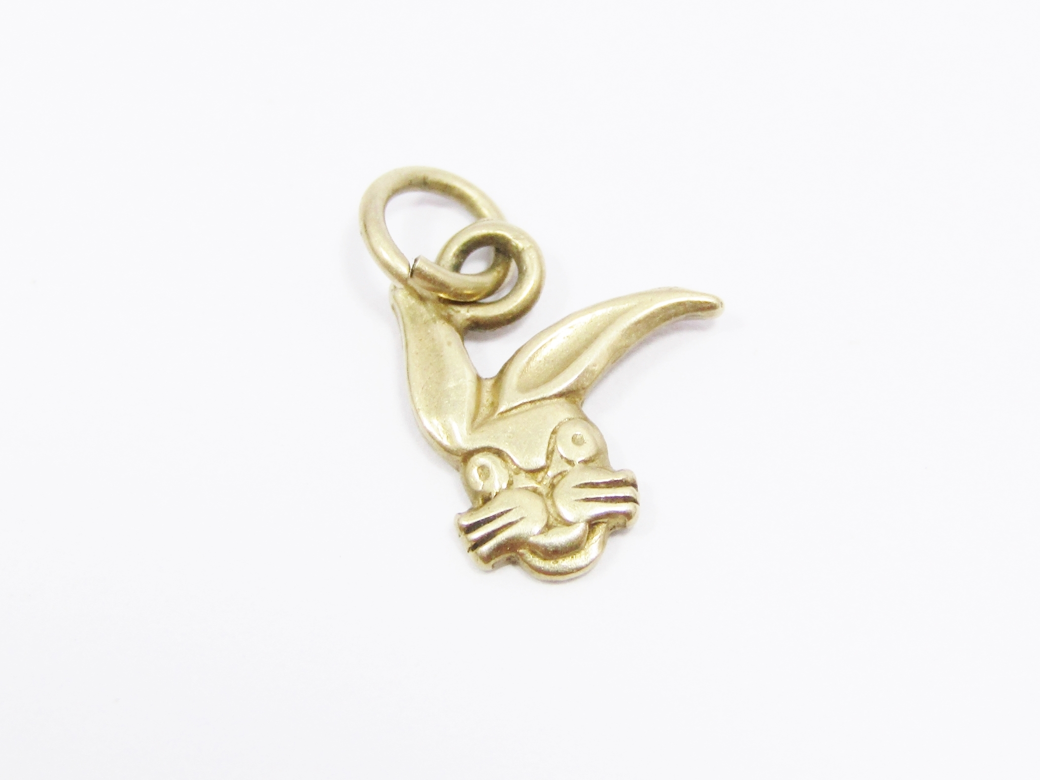 Lovely Vintage Tiny 9CT Gold Bunny Charm