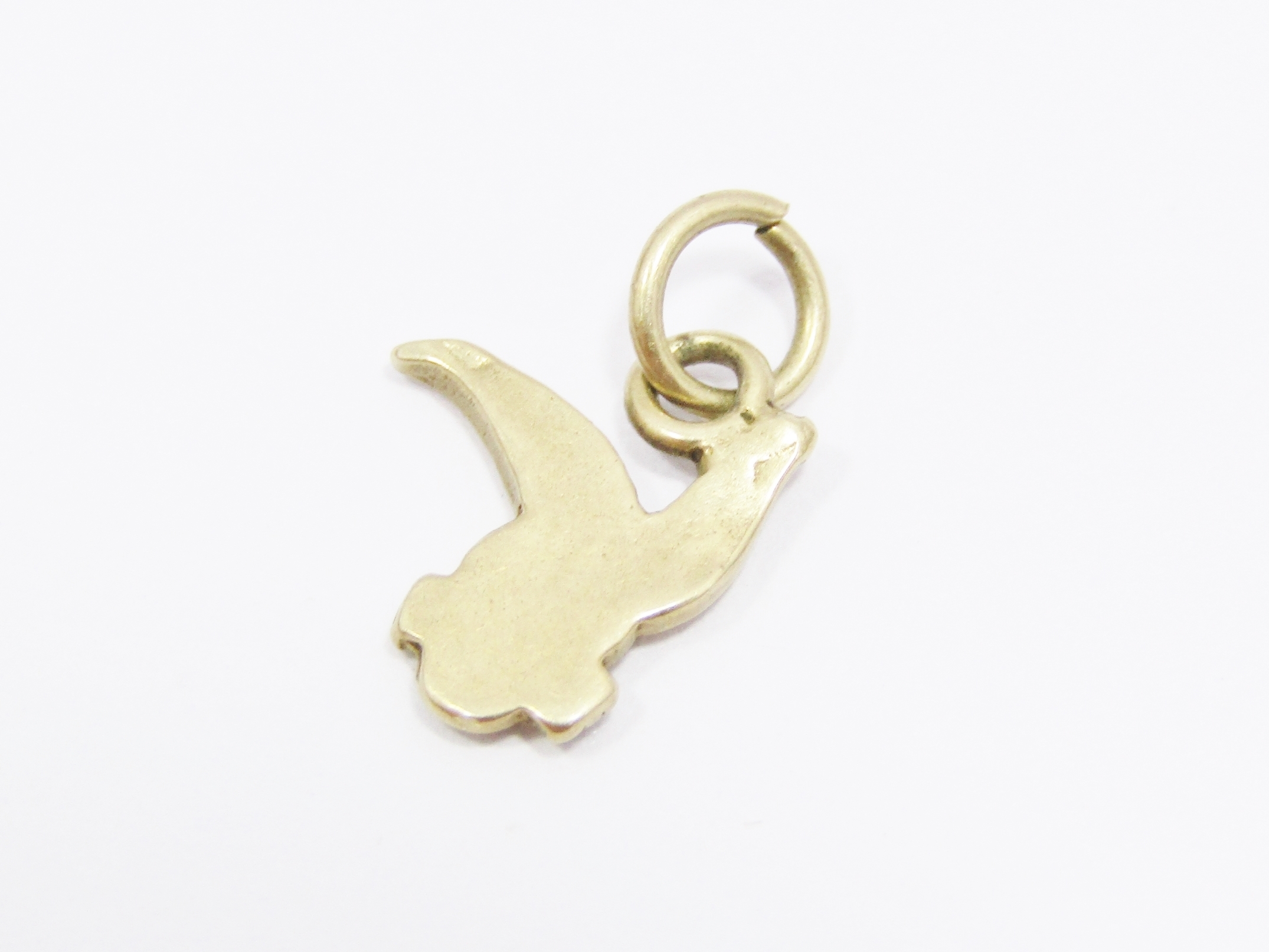 Lovely Vintage Tiny 9CT Gold Bunny Charm